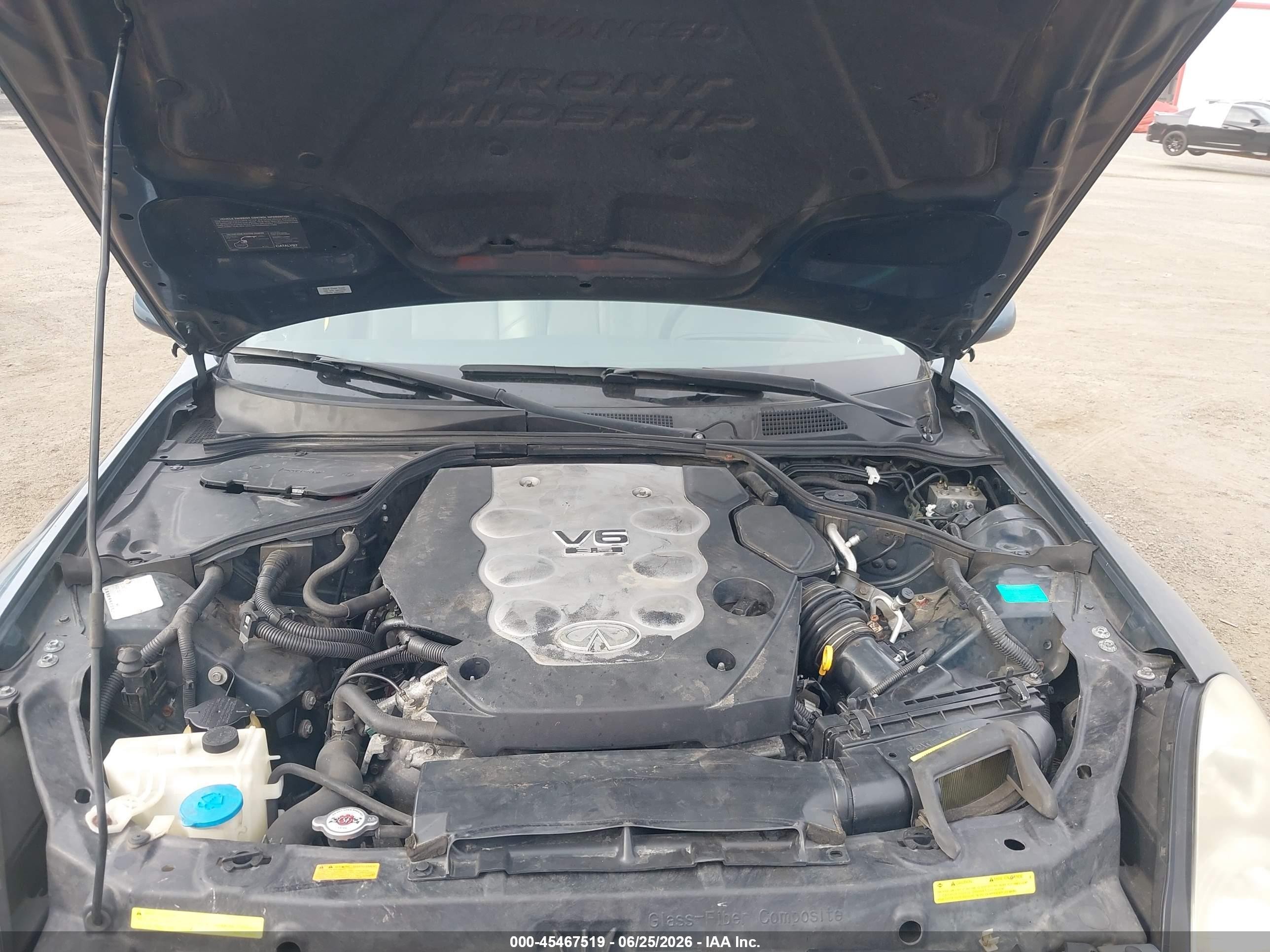 2006 Infiniti G35x   Синий vin: JNKCV51F16M607989