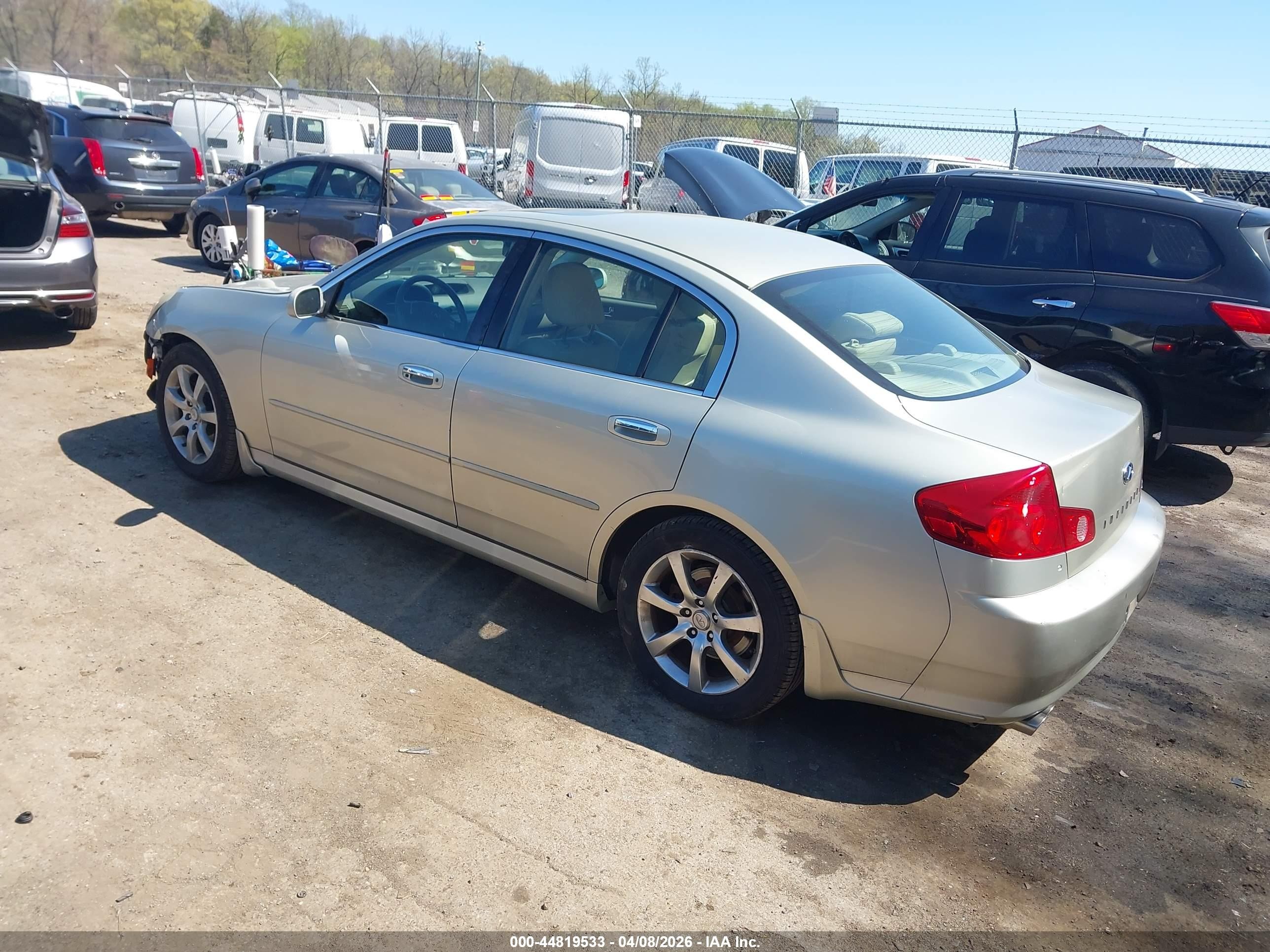 2006 Infiniti G35x   Silver vin: JNKCV51F16M614862