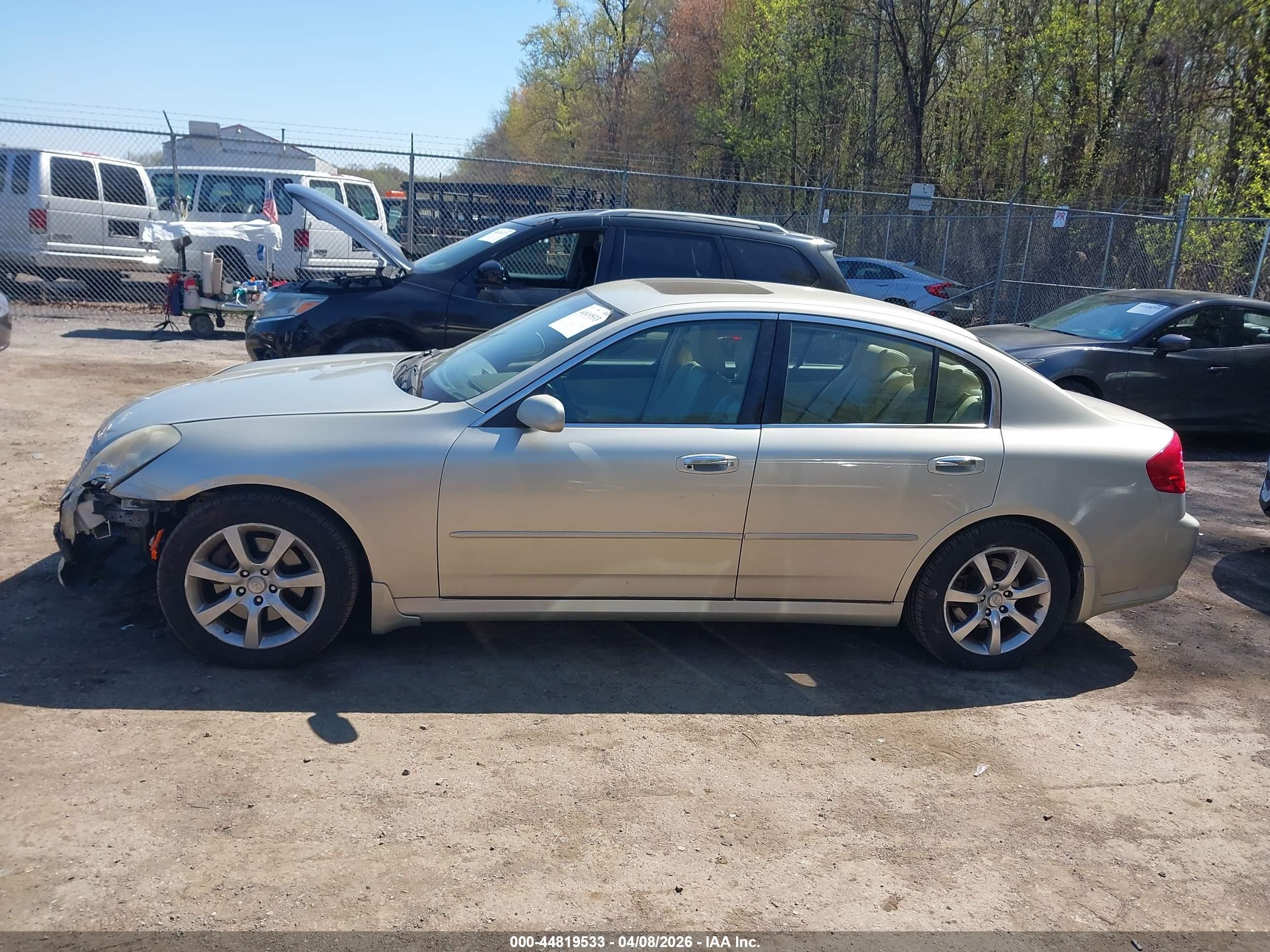 2006 Infiniti G35x   Silver vin: JNKCV51F16M614862