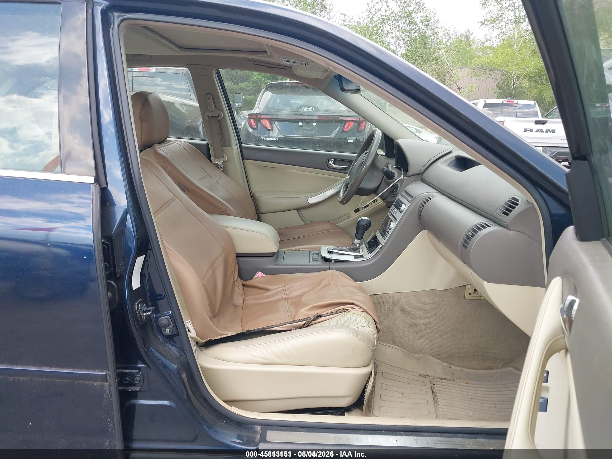 2006 Infiniti G35x   Blue vin: JNKCV51F16M615753