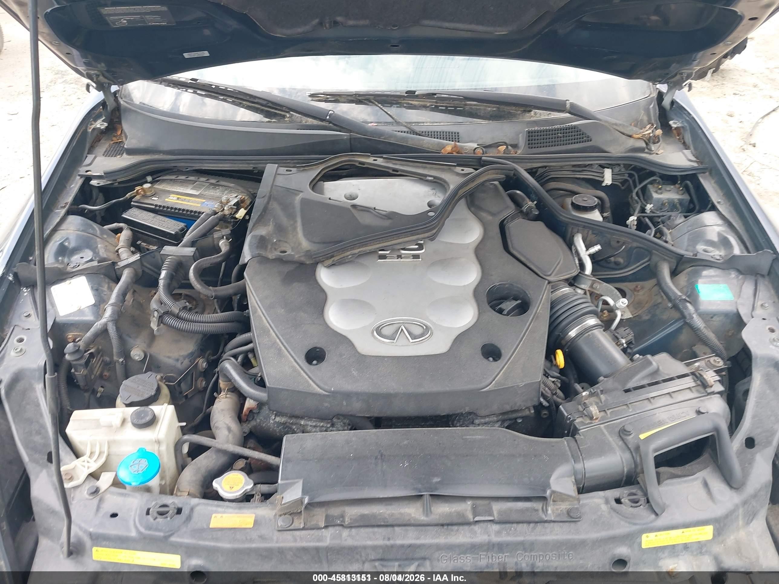 2006 Infiniti G35x   Blue vin: JNKCV51F16M615753