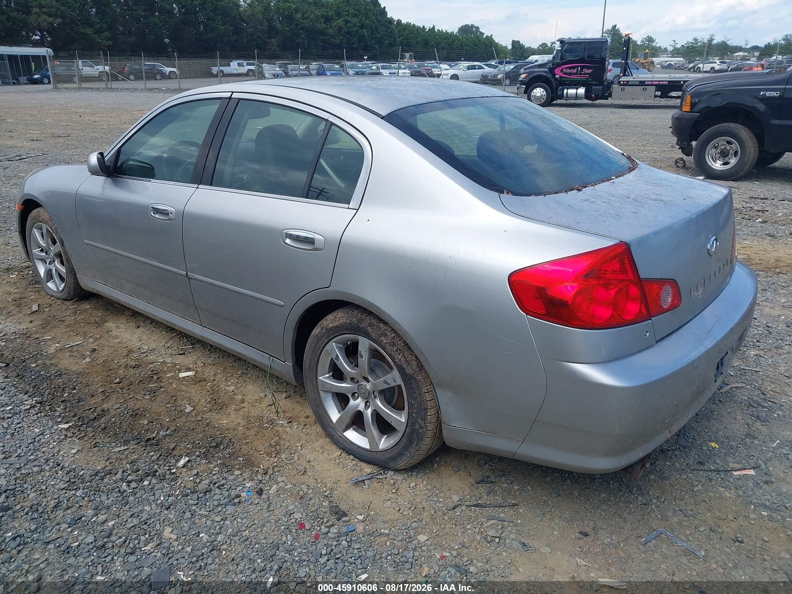 2005 Infiniti G35x Silver vin: JNKCV51F25M303455