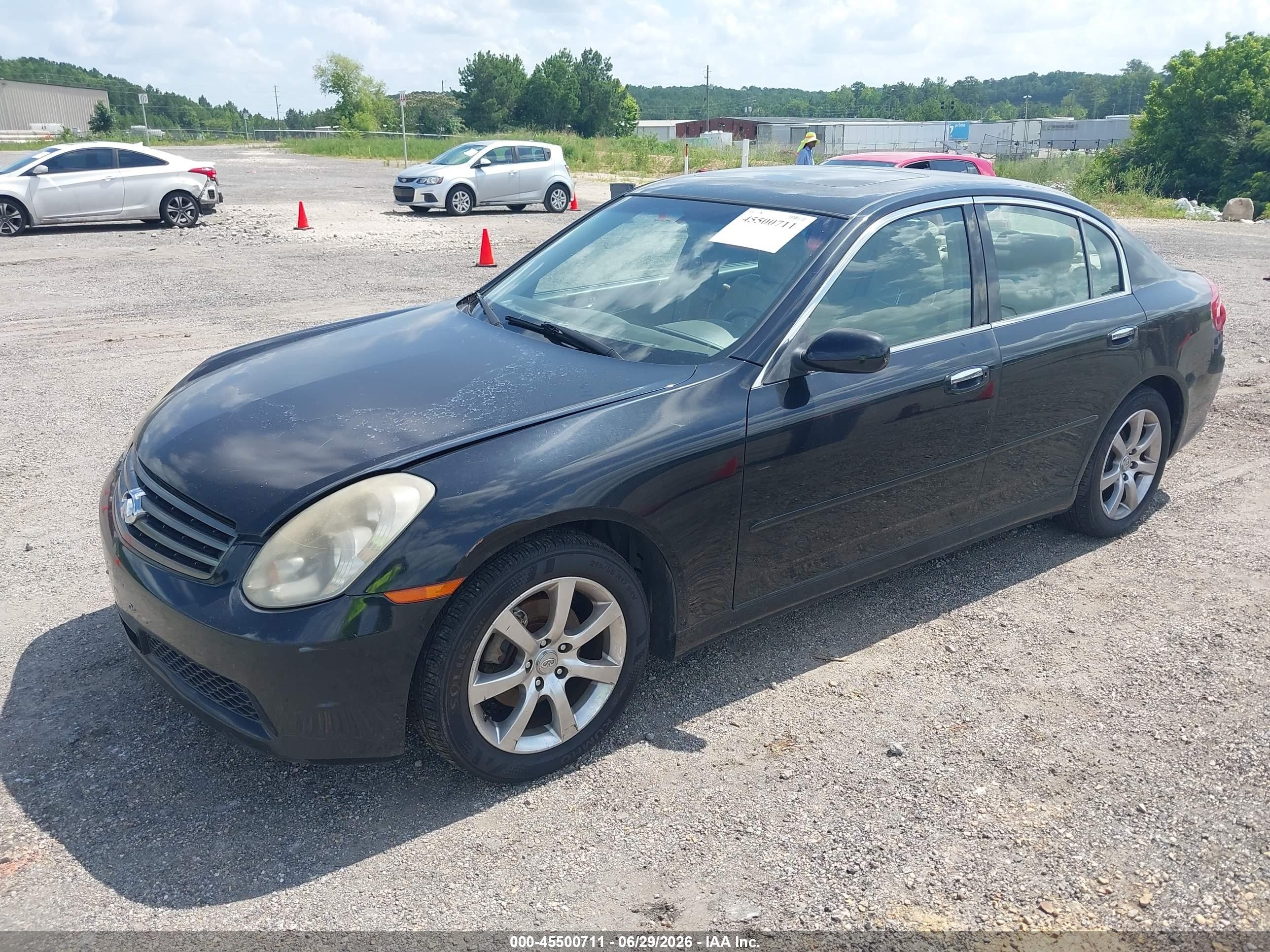 2005 Infiniti G35x   Черный vin: JNKCV51F25M304590
