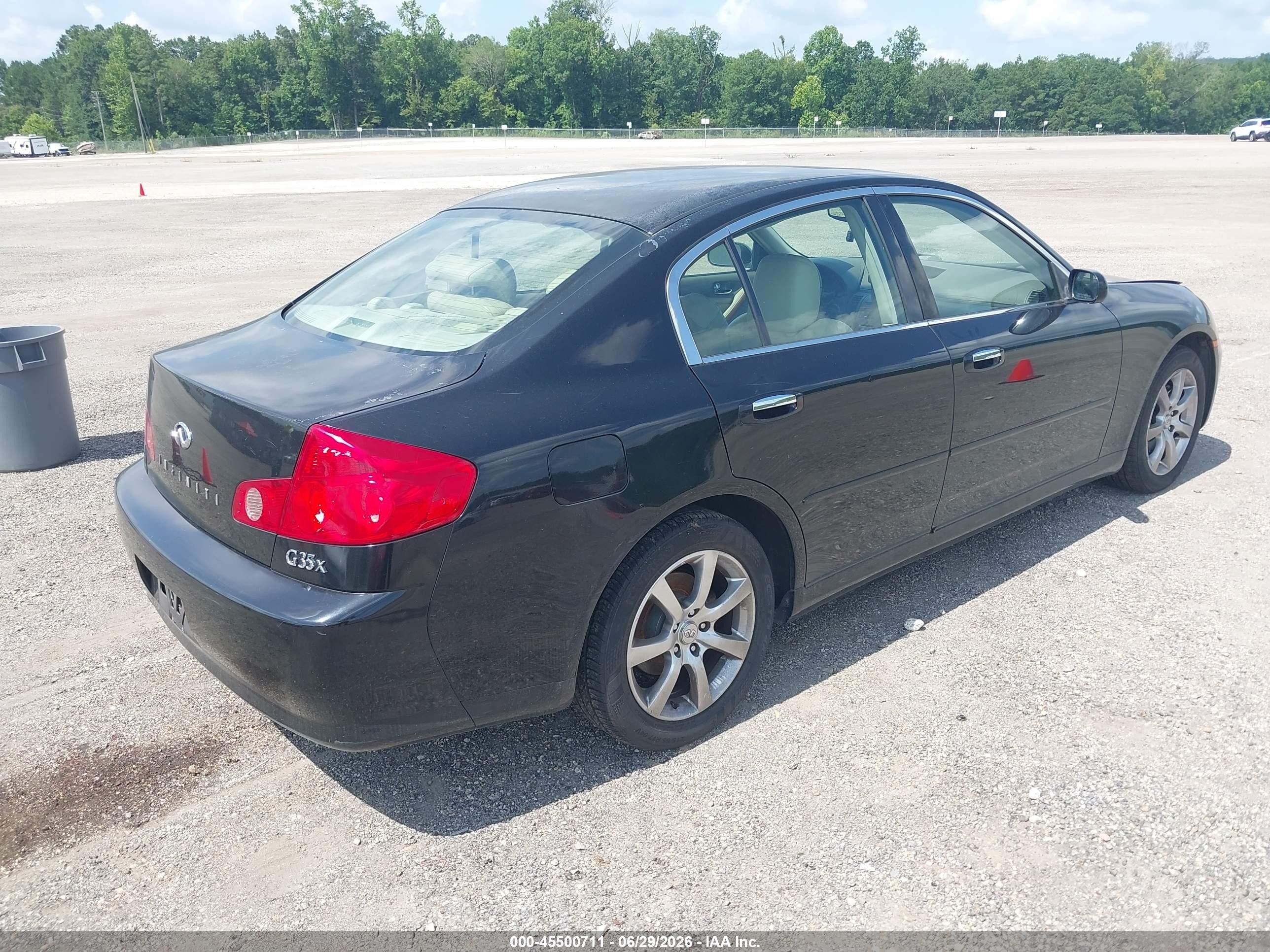 2005 Infiniti G35x   Черный vin: JNKCV51F25M304590