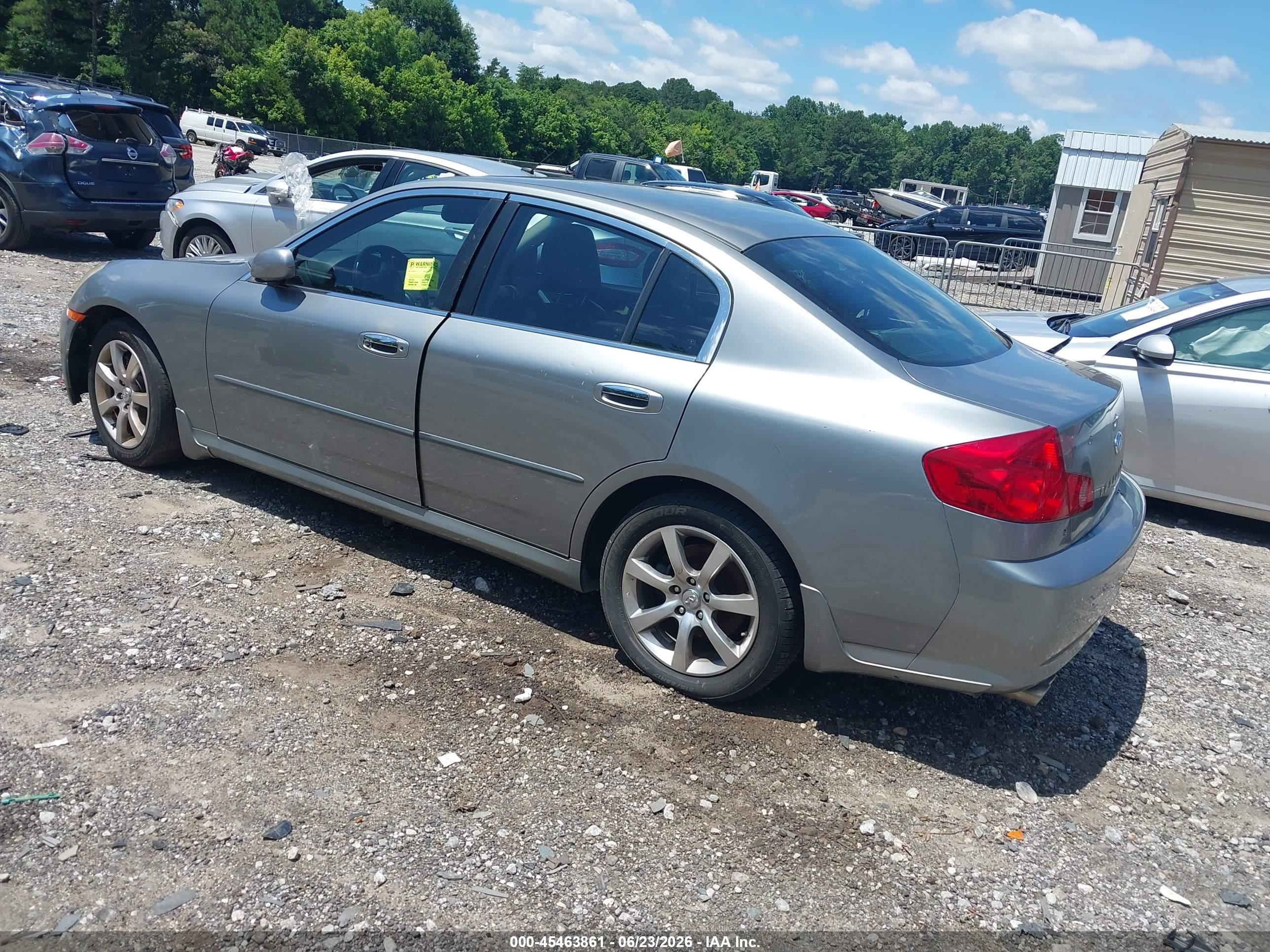 2006 Infiniti G35   Gray vin: JNKCV51F26M606009