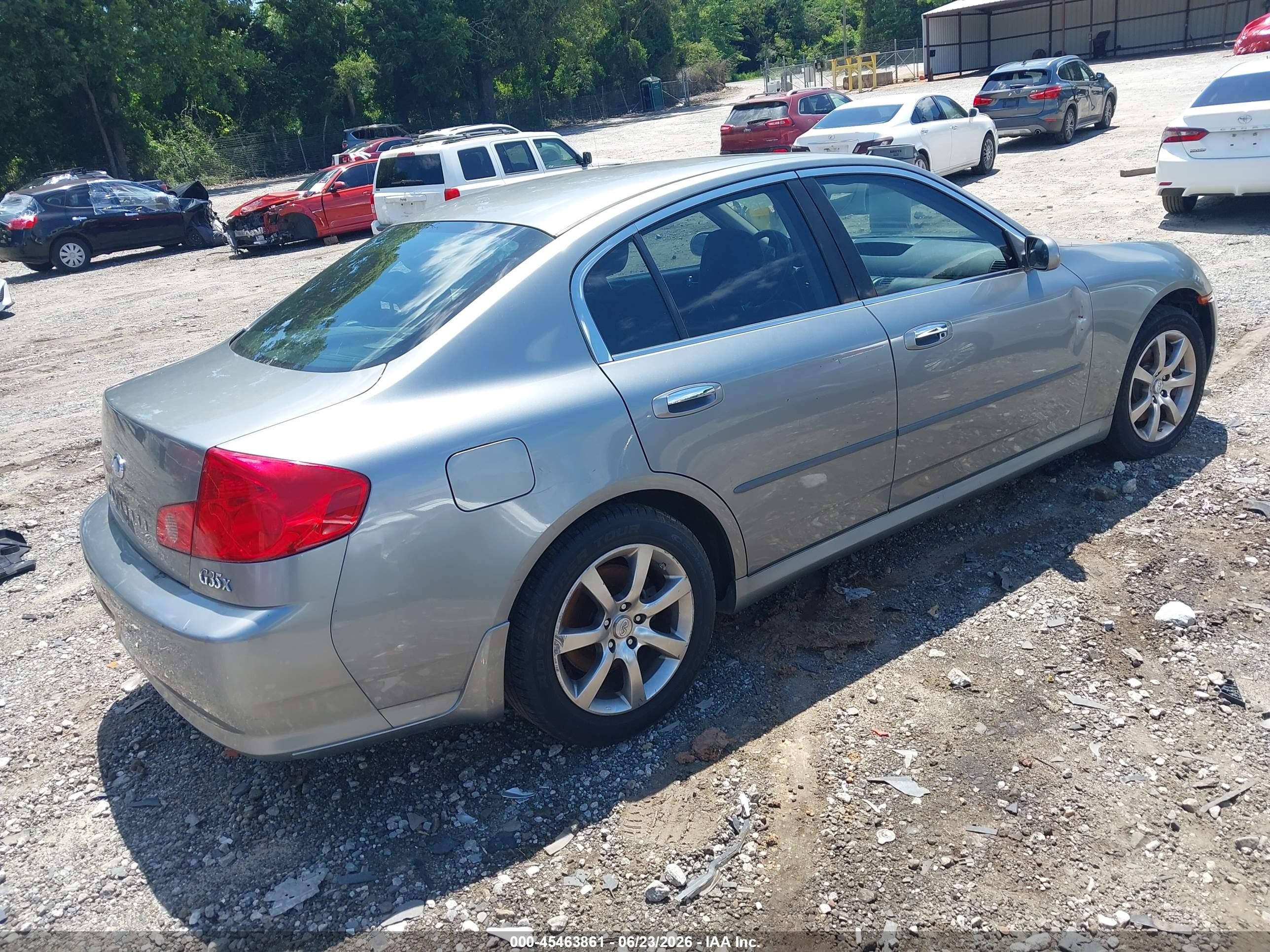 2006 Infiniti G35   Gray vin: JNKCV51F26M606009