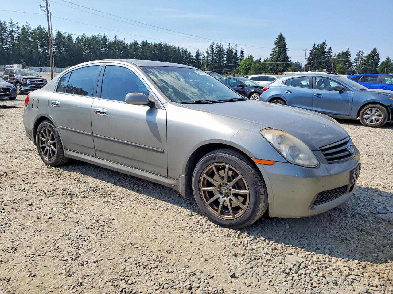 2006 Infiniti G35 X Gray vin: JNKCV51F36M604687