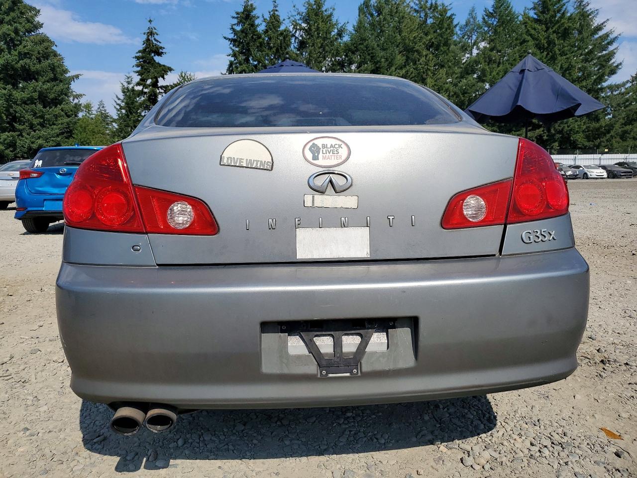2006 Infiniti G35 X Gray vin: JNKCV51F36M604687