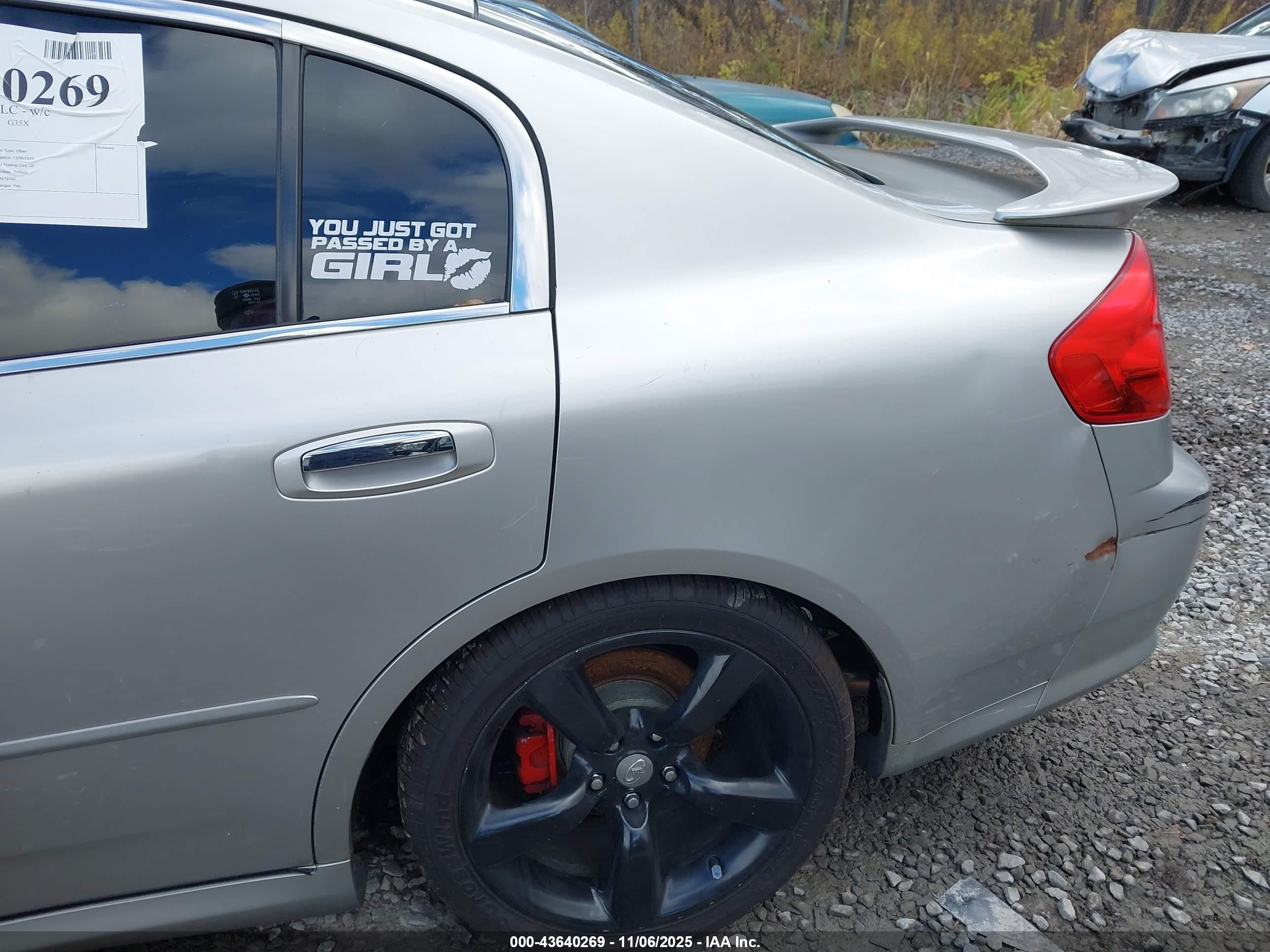 2005 Infiniti G35x   Silver vin: JNKCV51F45M305031