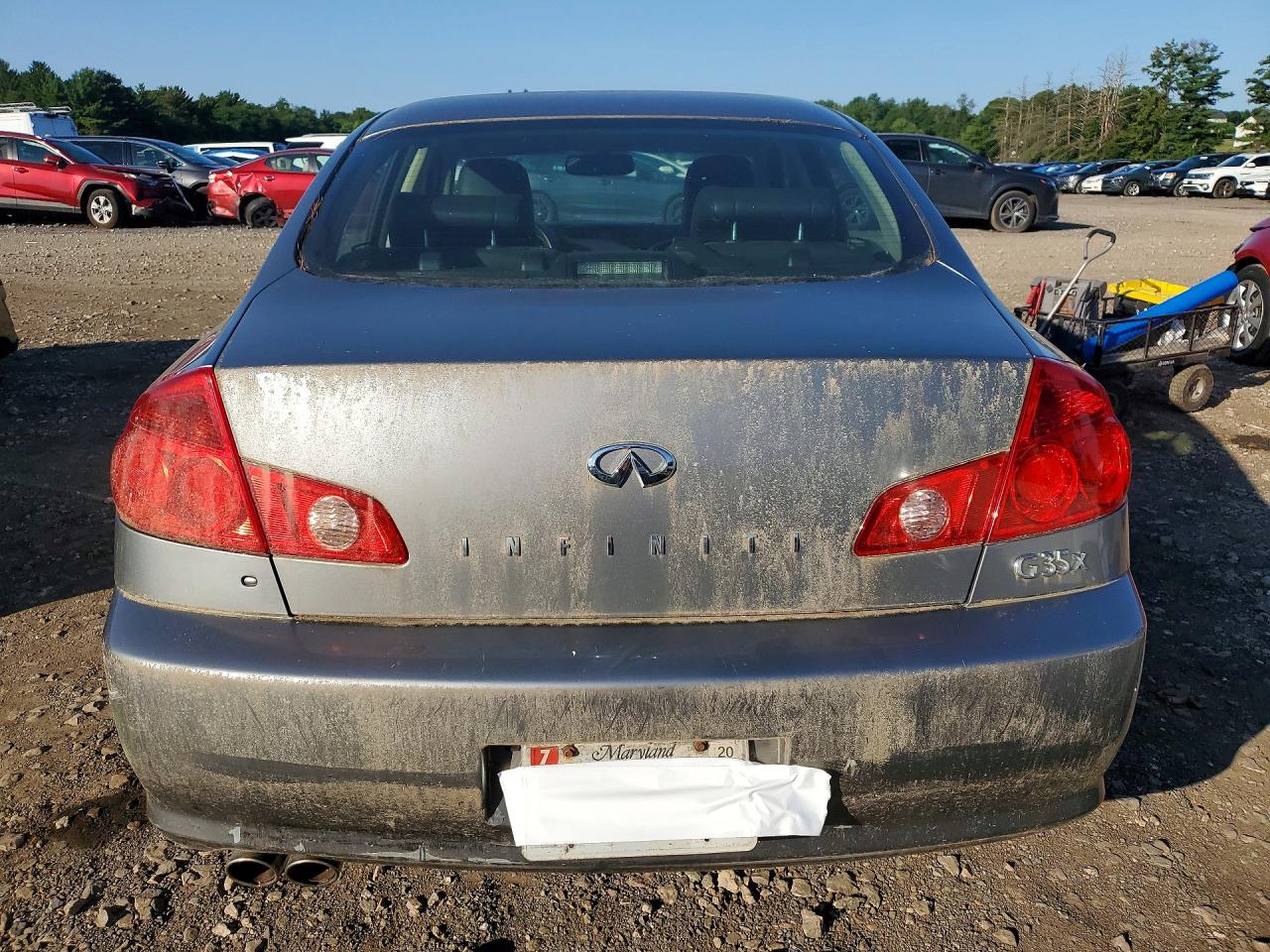 2006 Infiniti G35 X Gray vin: JNKCV51F46M606514