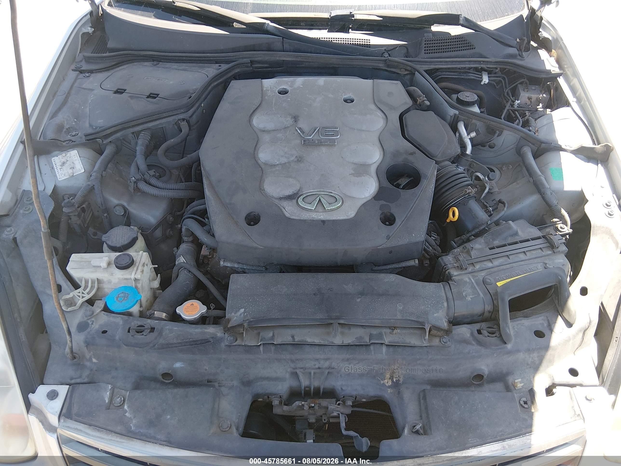 2005 Infiniti G35x   Silver vin: JNKCV51F55M308312