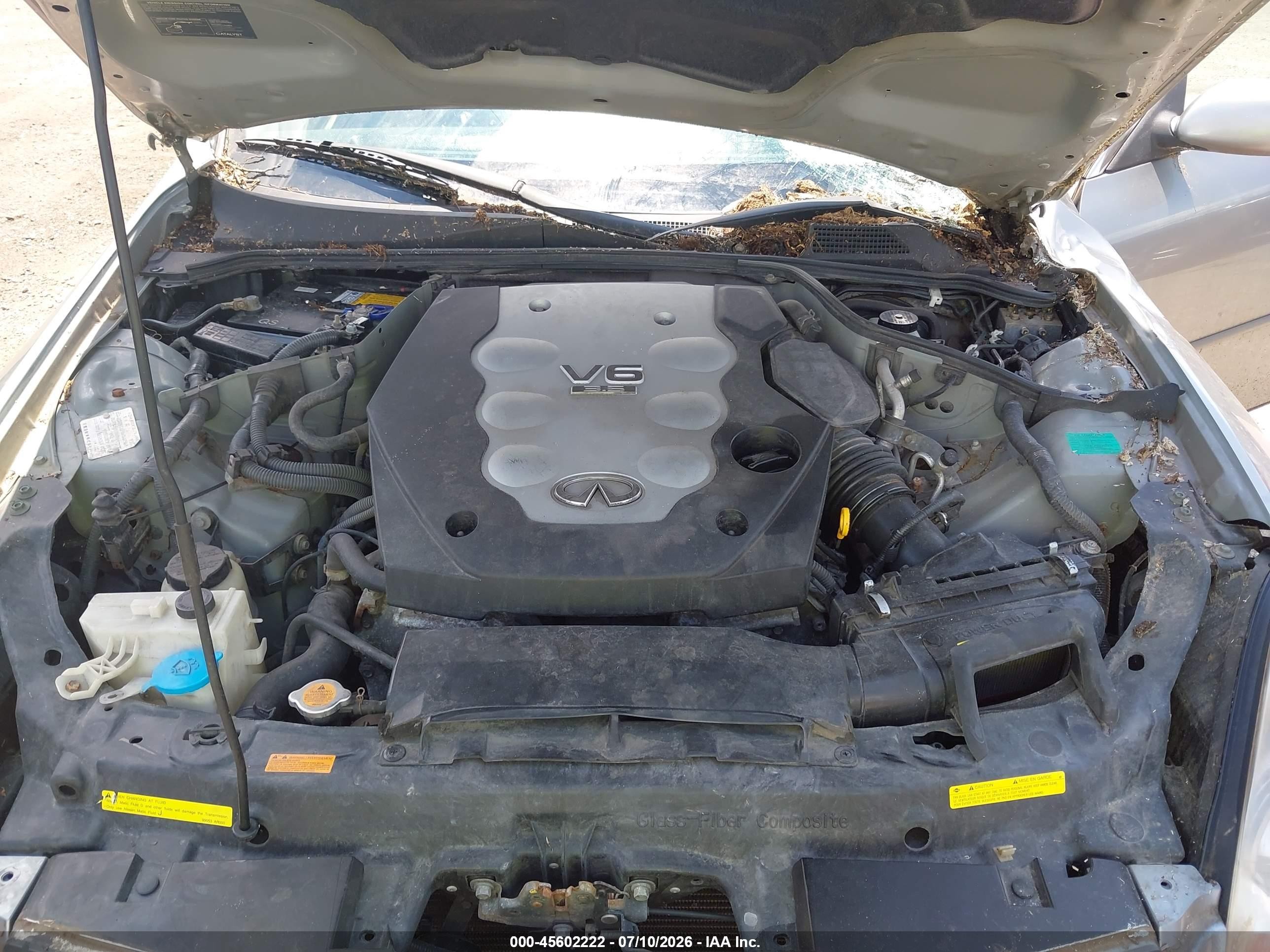 2006 Infiniti G35x   Gray vin: JNKCV51F56M600964