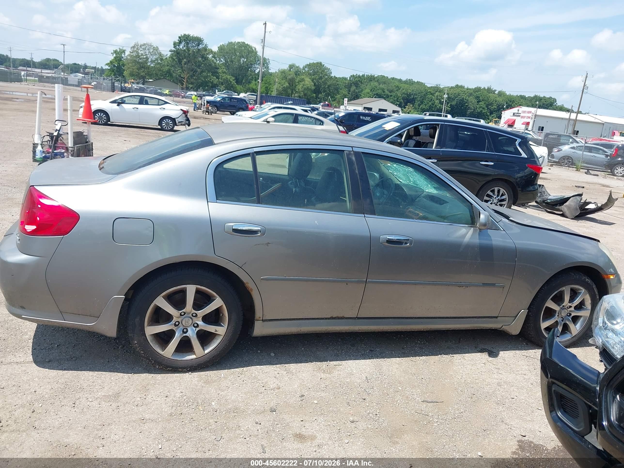 2006 Infiniti G35x   Gray vin: JNKCV51F56M600964
