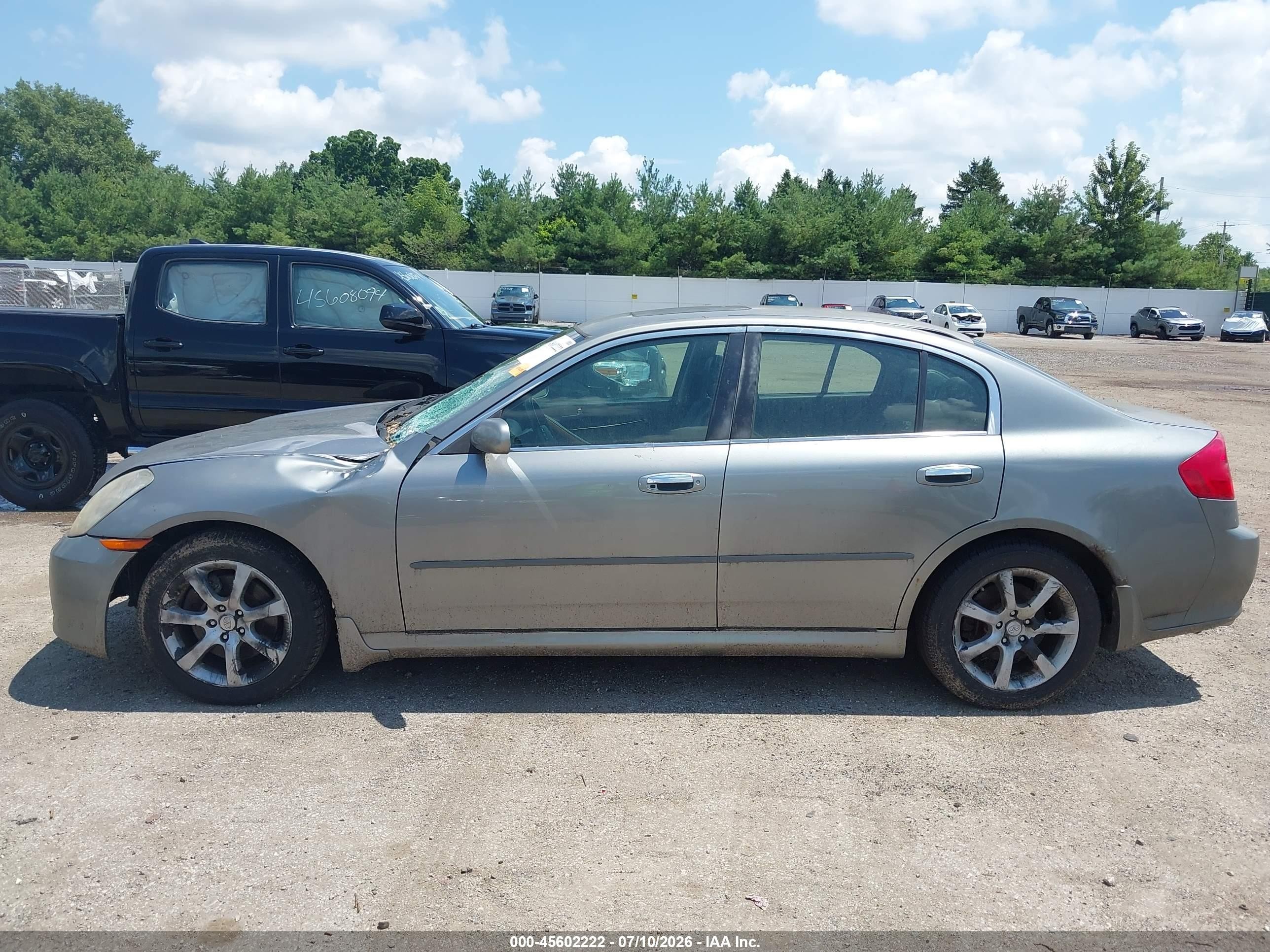 2006 Infiniti G35x   Gray vin: JNKCV51F56M600964
