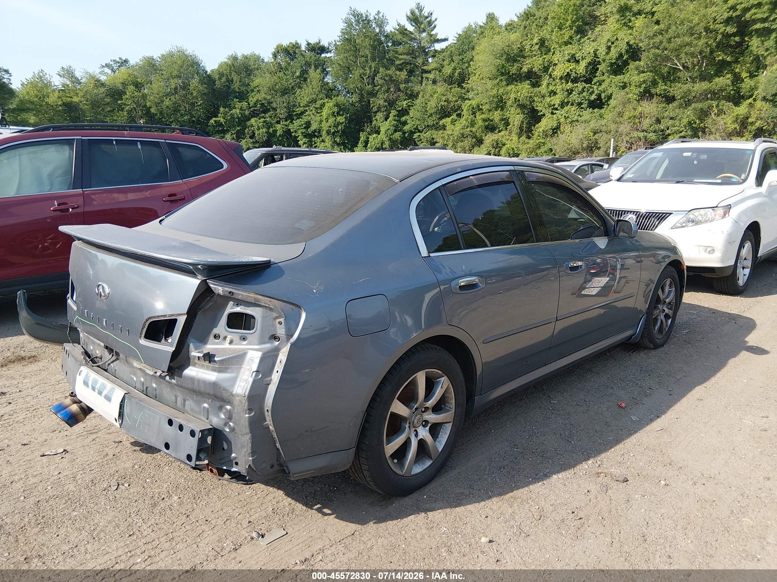 2006 Infiniti G35x Light Blue vin: JNKCV51F56M605775