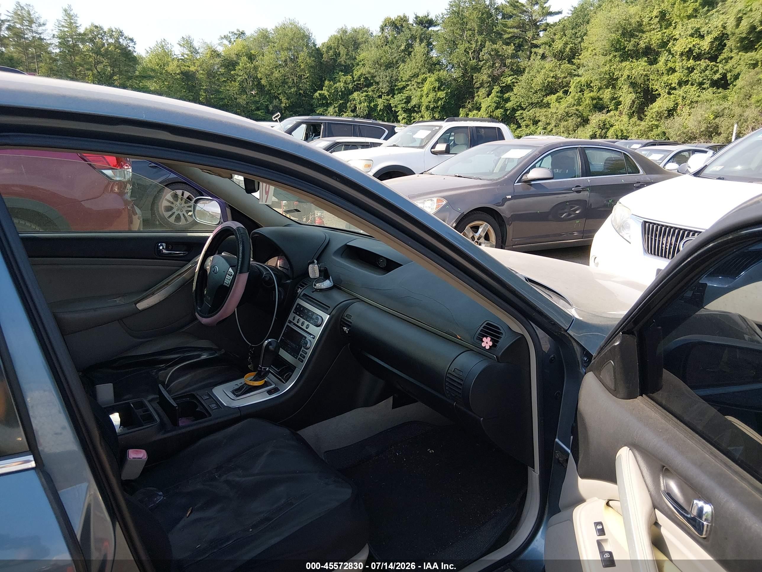 2006 Infiniti G35x Light Blue vin: JNKCV51F56M605775