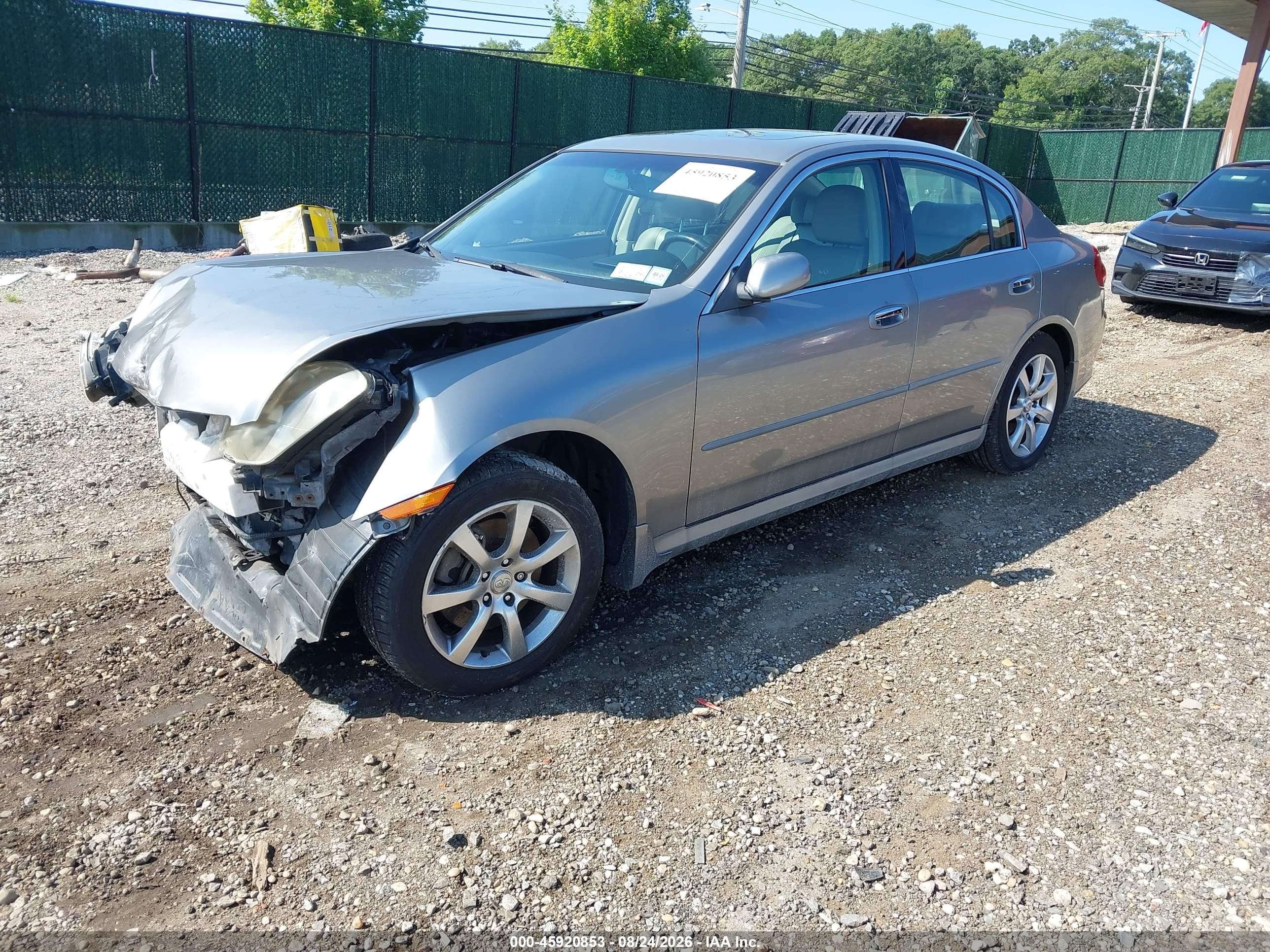 2006 Infiniti G35x Beige vin: JNKCV51F56M615612