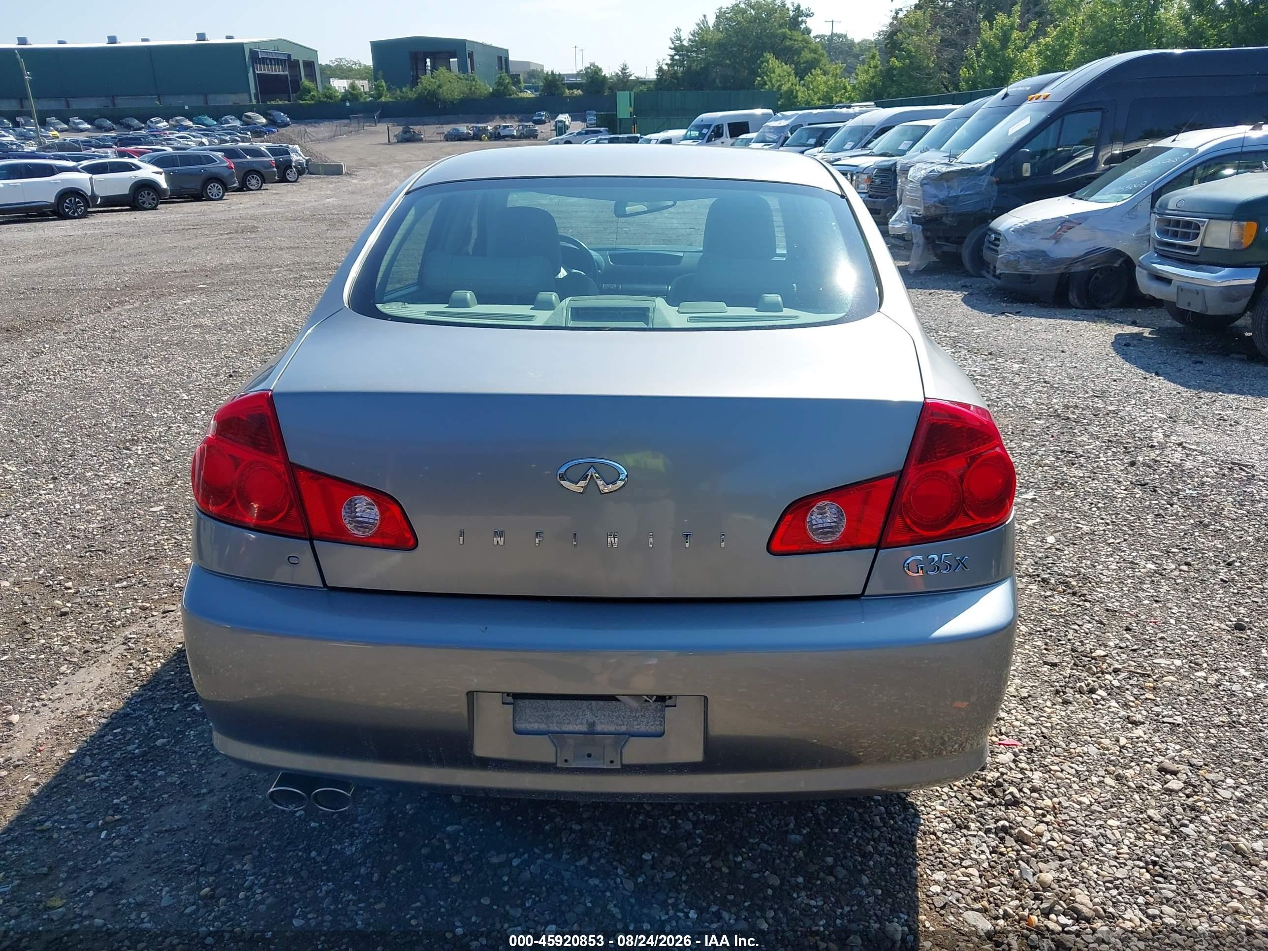 2006 Infiniti G35x Beige vin: JNKCV51F56M615612