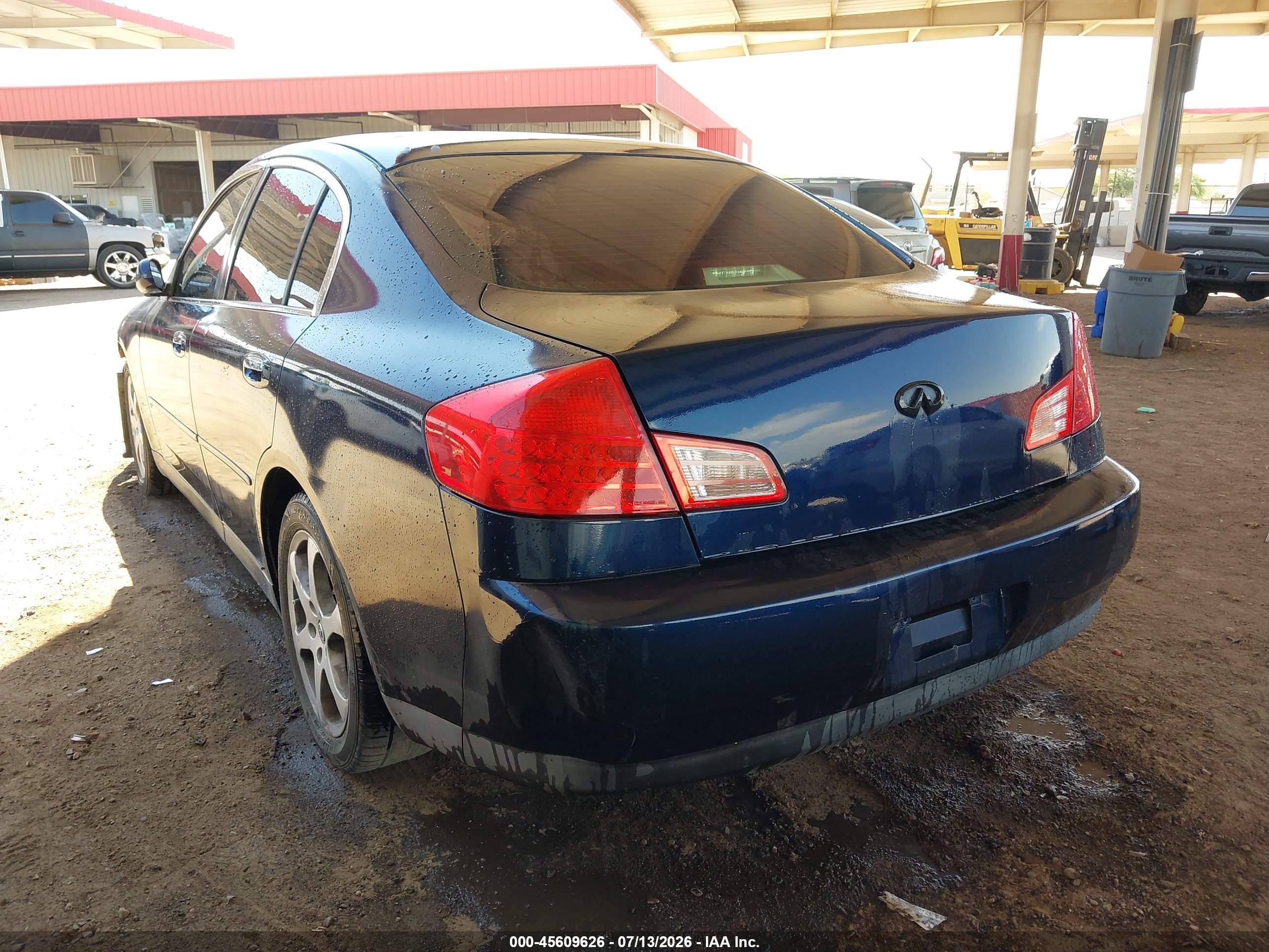 2004 Infiniti G35x   Blue vin: JNKCV51F64M700018