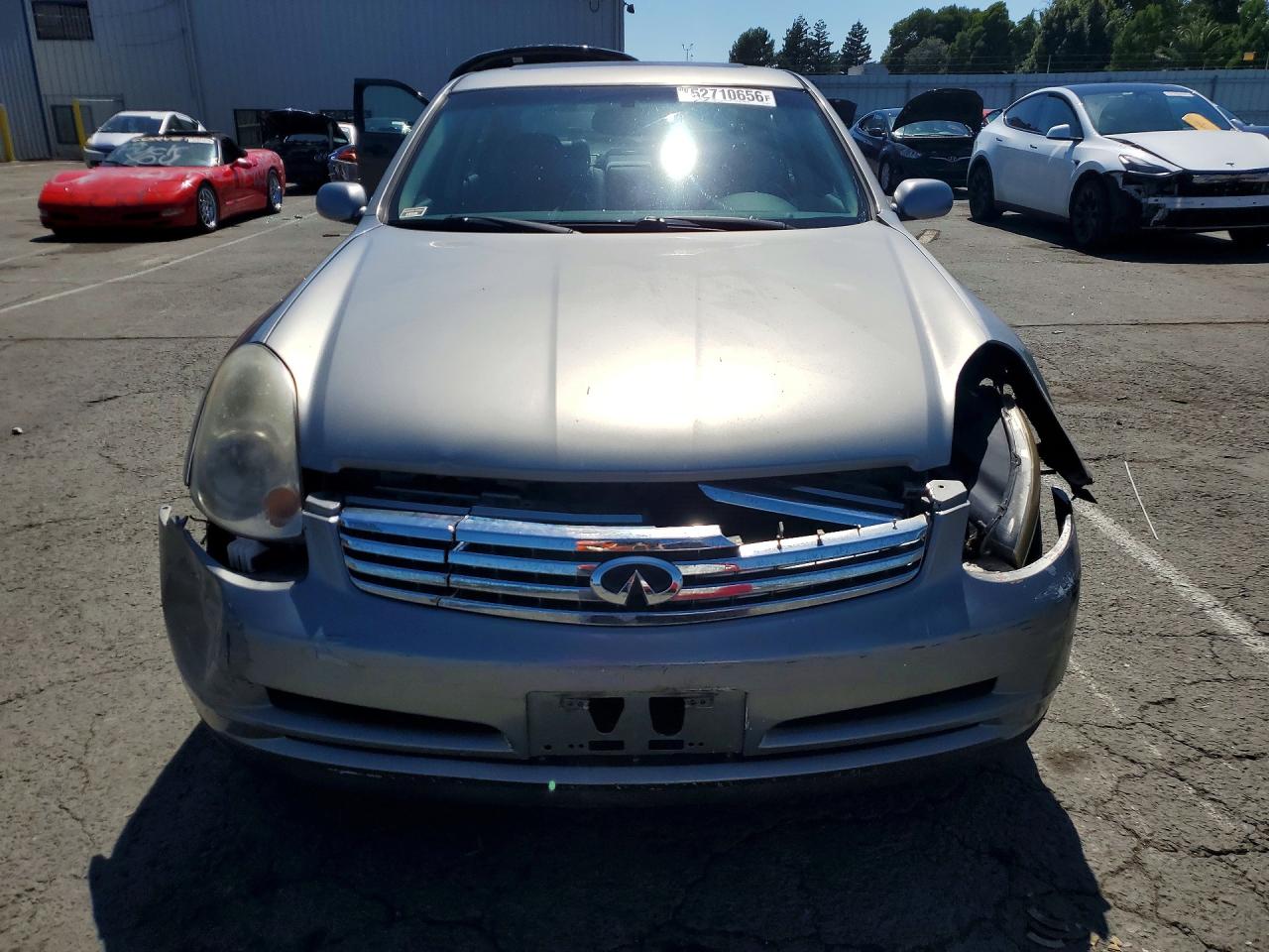 2004 Infiniti G35 Base Gray vin: JNKCV51F64M706711