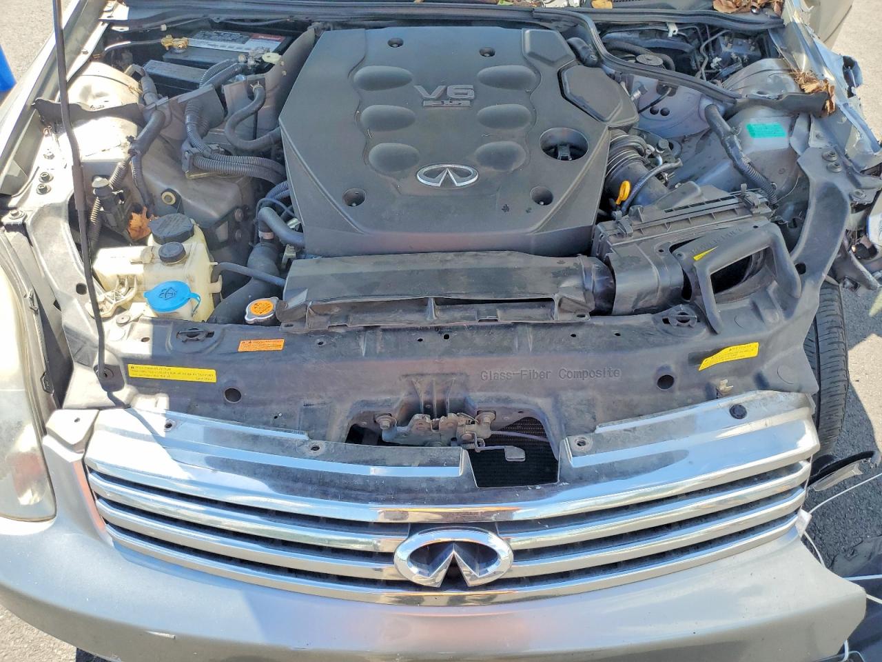 2004 Infiniti G35 Base Серый vin: JNKCV51F64M714534
