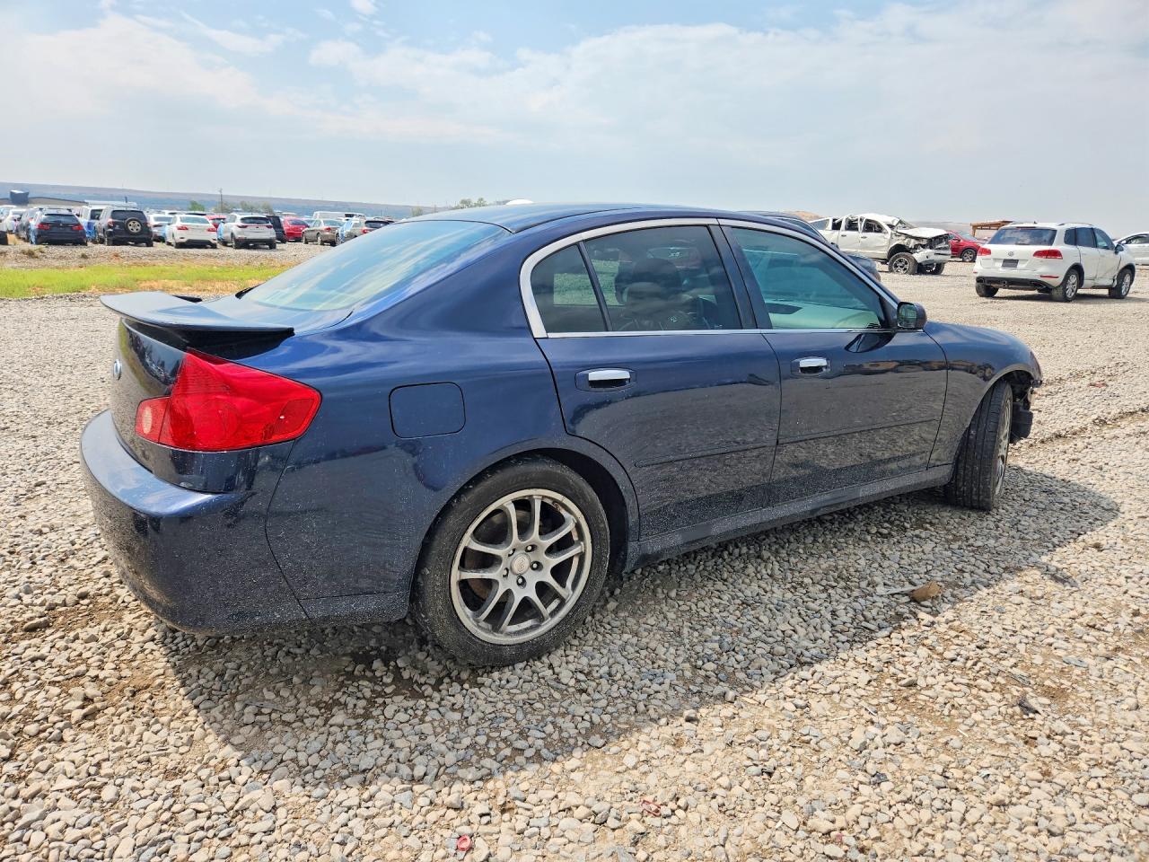 2006 Infiniti G35 X Blue vin: JNKCV51F66M607048