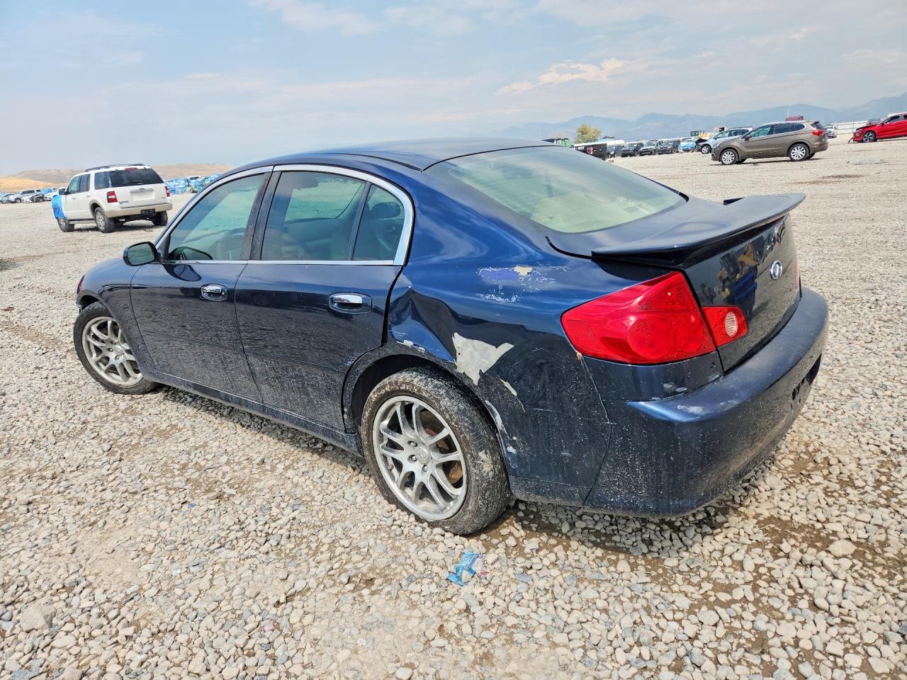 2006 Infiniti G35 X Blue vin: JNKCV51F66M607048
