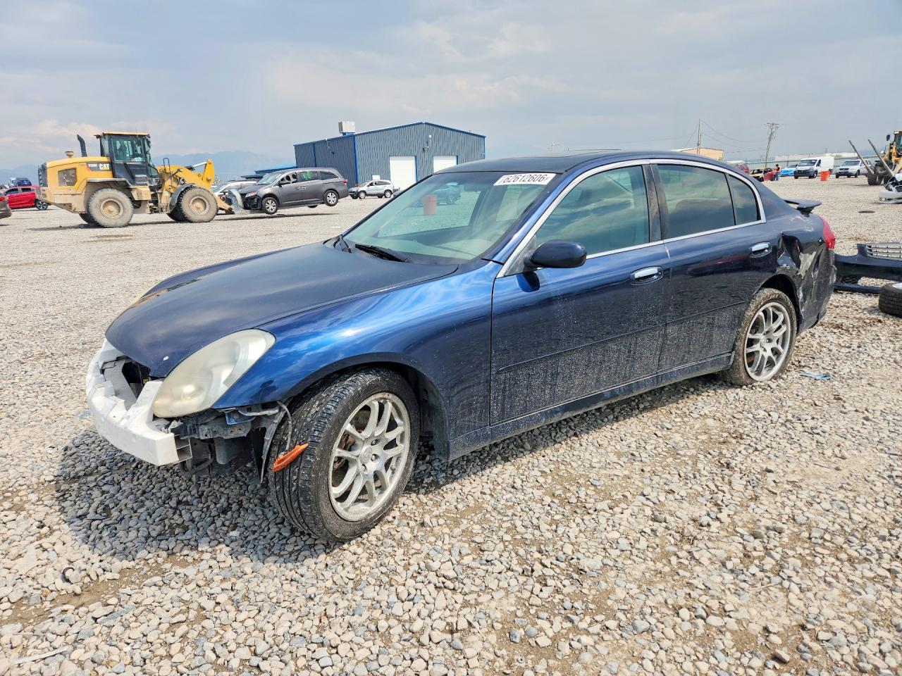 2006 Infiniti G35 X Blue vin: JNKCV51F66M607048