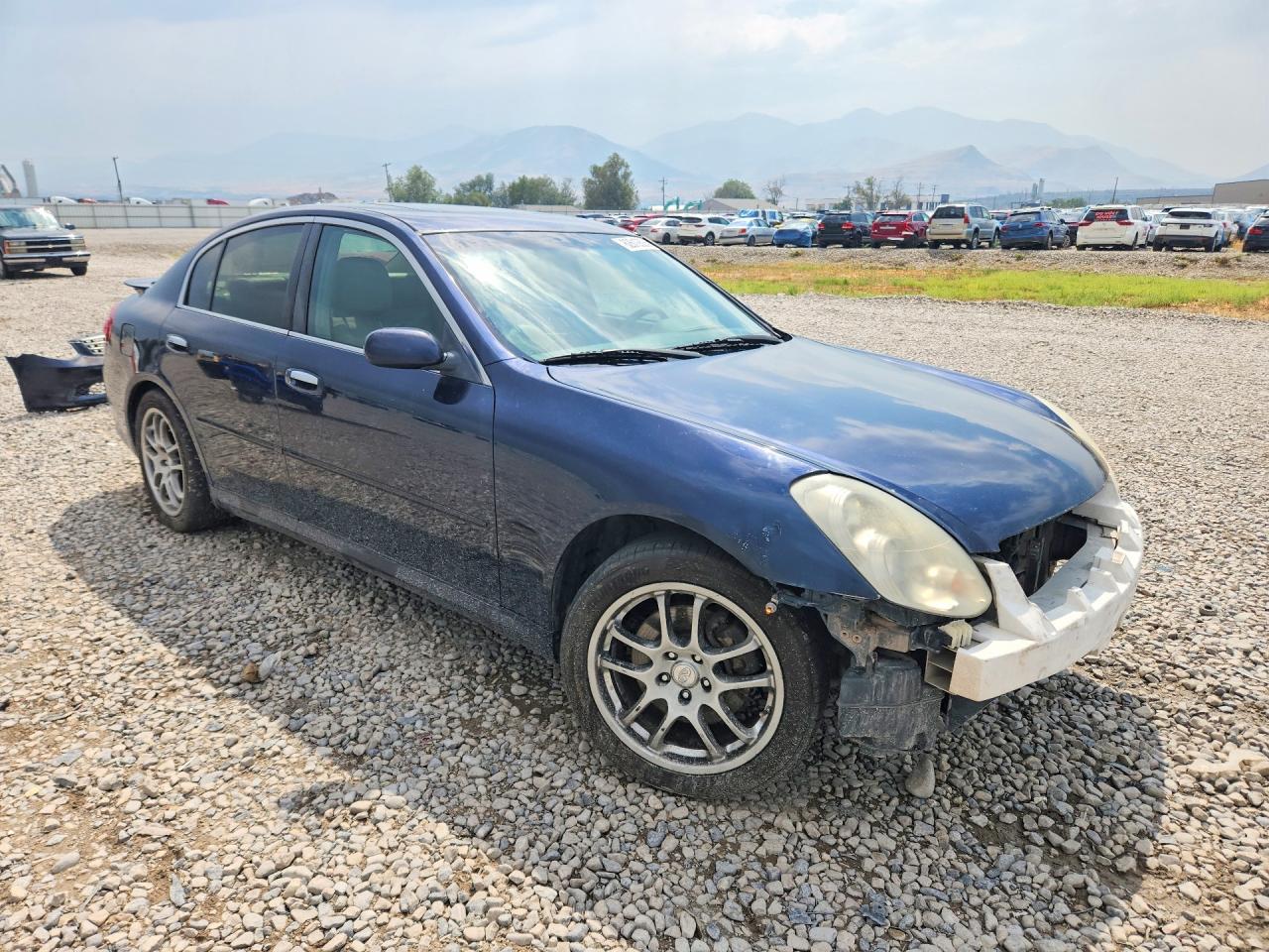 2006 Infiniti G35 X Blue vin: JNKCV51F66M607048
