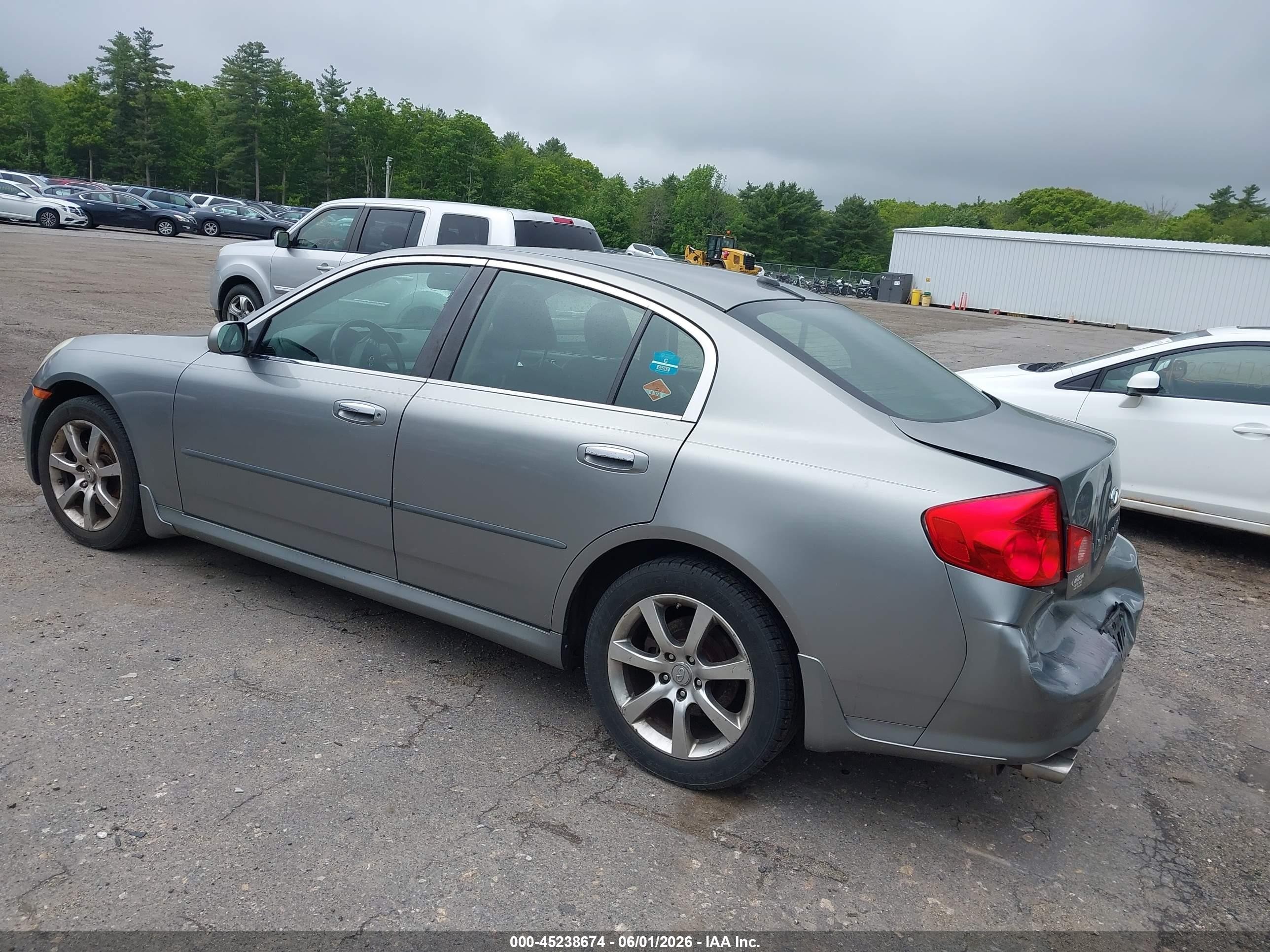 2005 Infiniti G35x   Серый vin: JNKCV51F75M308537