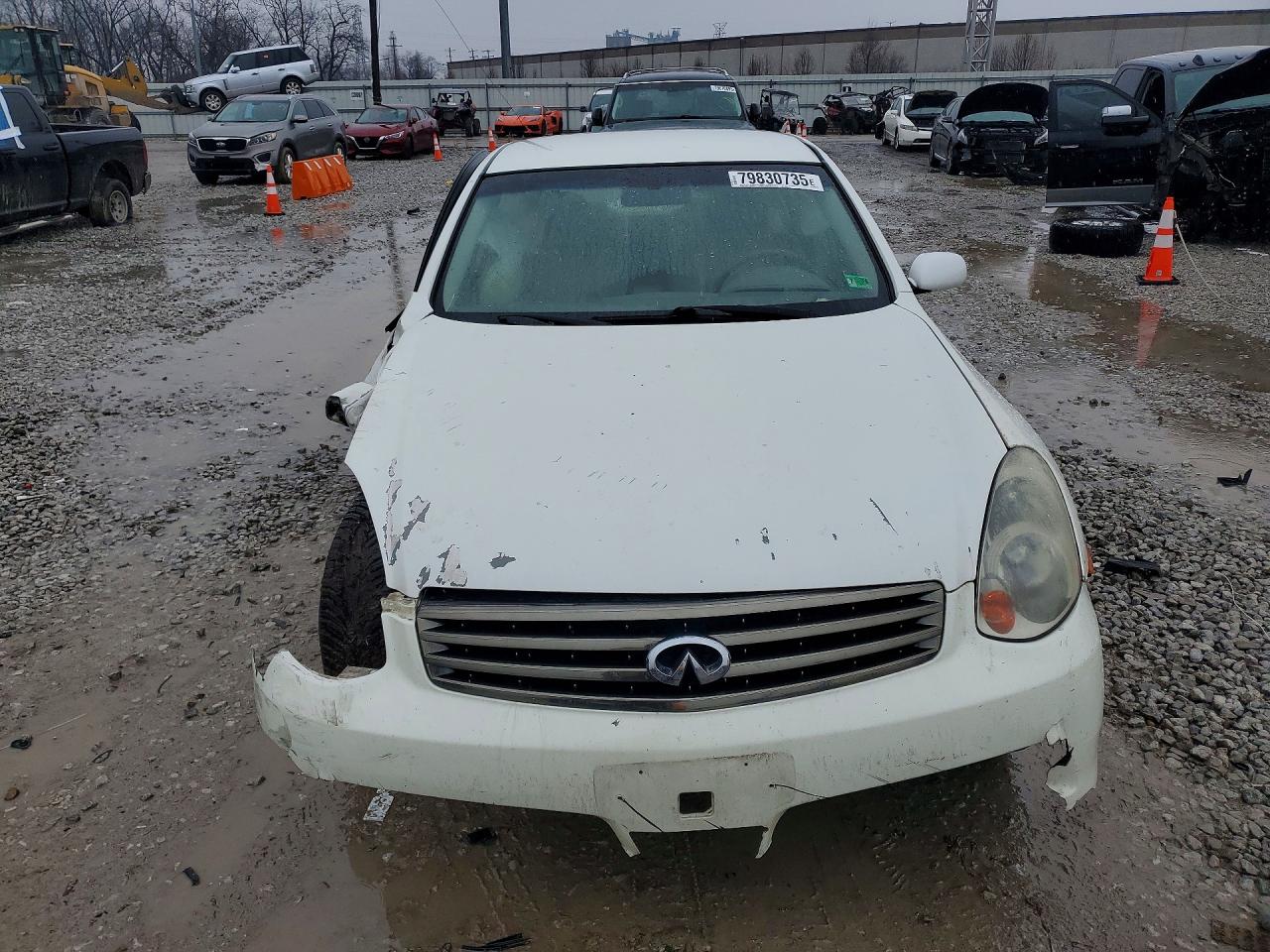 2006 Infiniti G35 X White vin: JNKCV51F76M603221