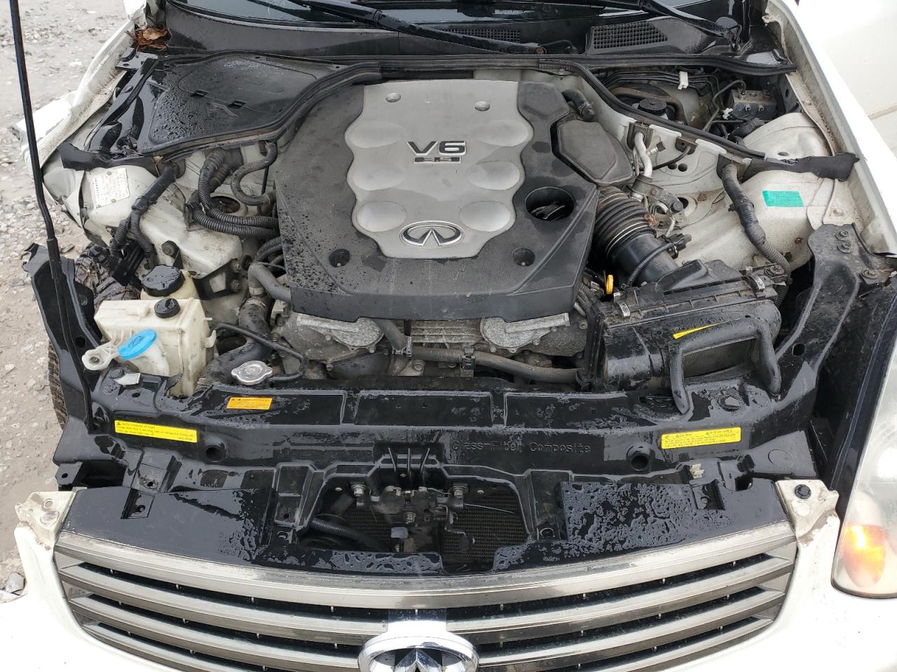 2006 Infiniti G35 X White vin: JNKCV51F76M603221