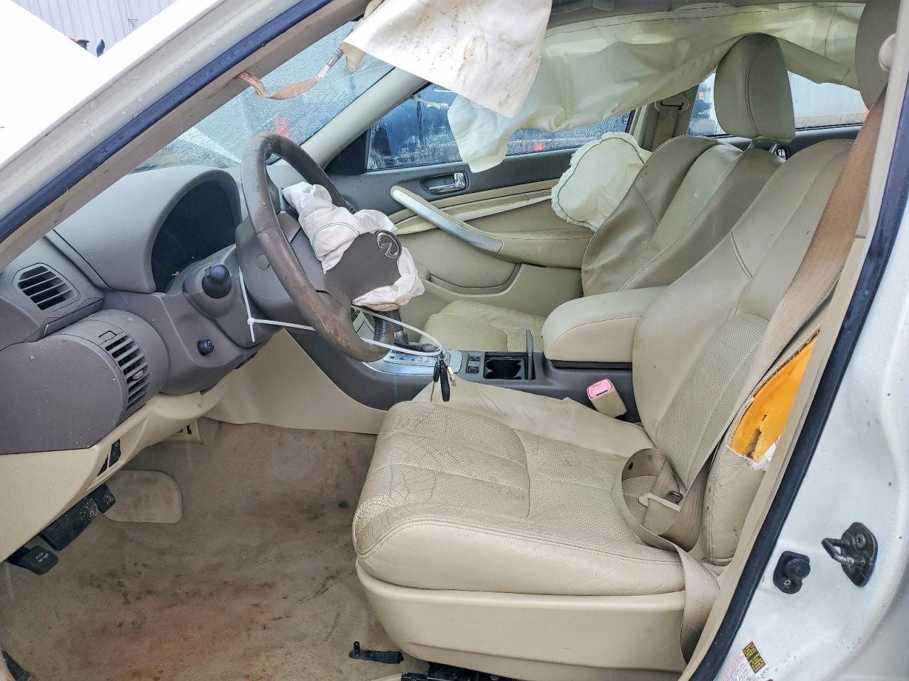 2006 Infiniti G35 X White vin: JNKCV51F76M603221