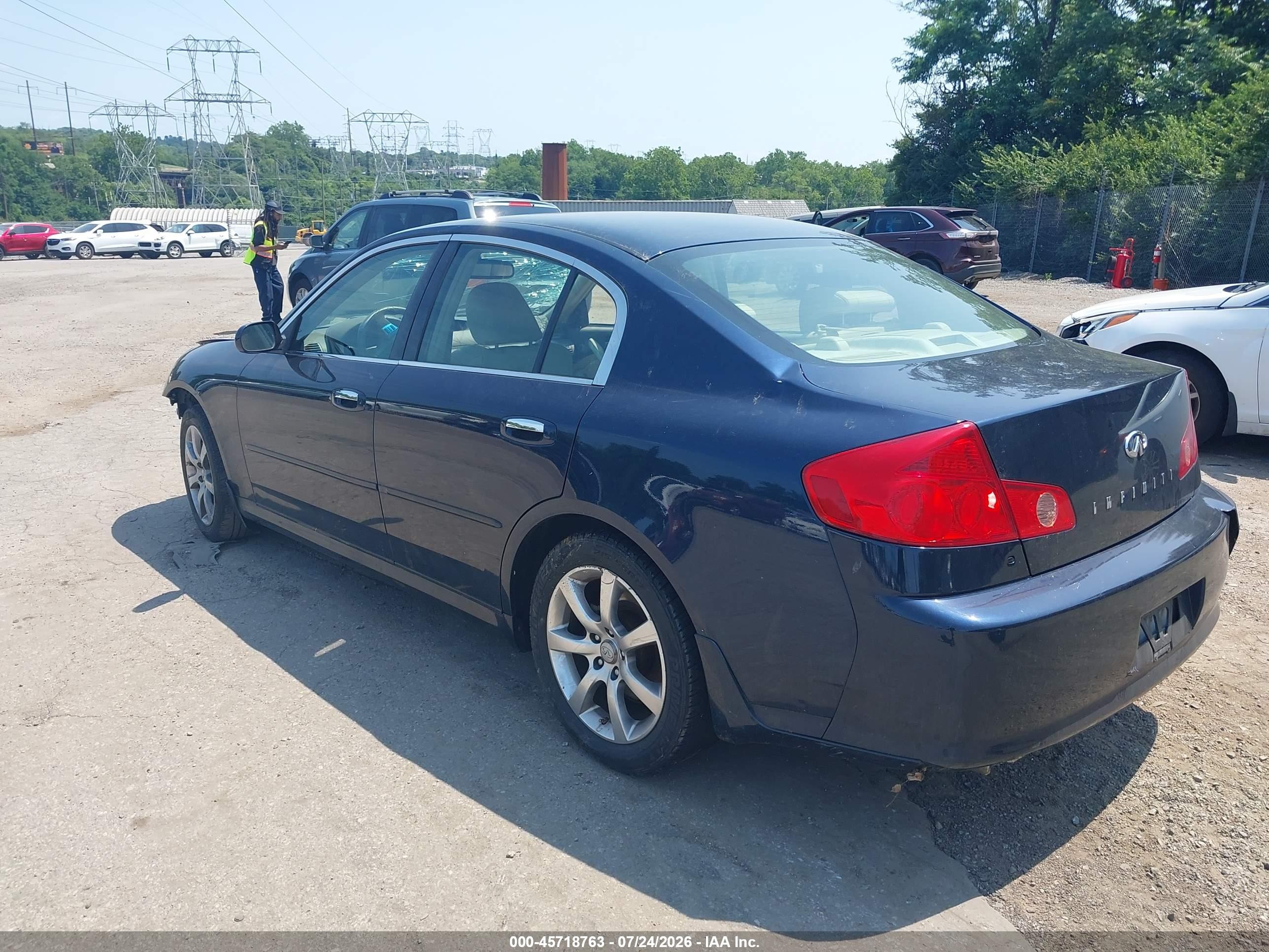 2006 Infiniti G35x Black vin: JNKCV51F76M606992