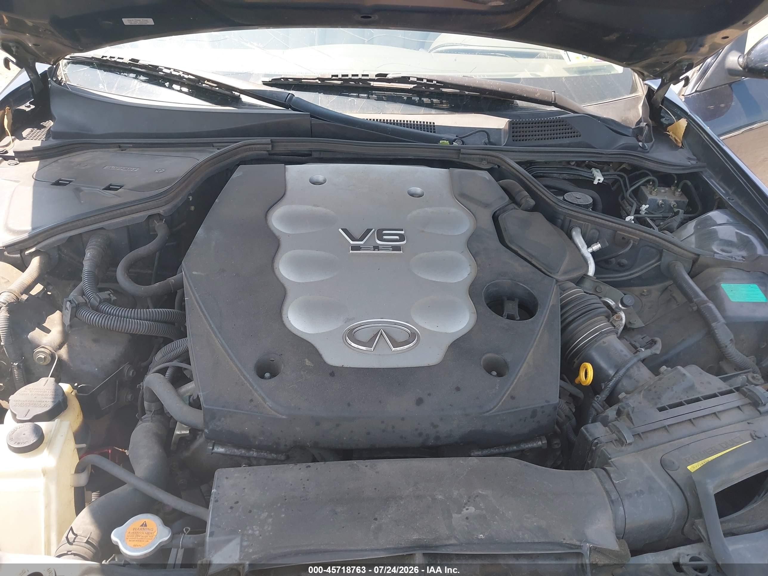 2006 Infiniti G35x Black vin: JNKCV51F76M606992
