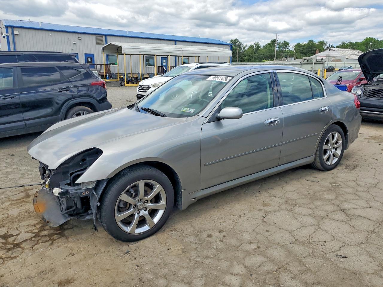 2006 Infiniti G35 X Gray vin: JNKCV51F76M616714