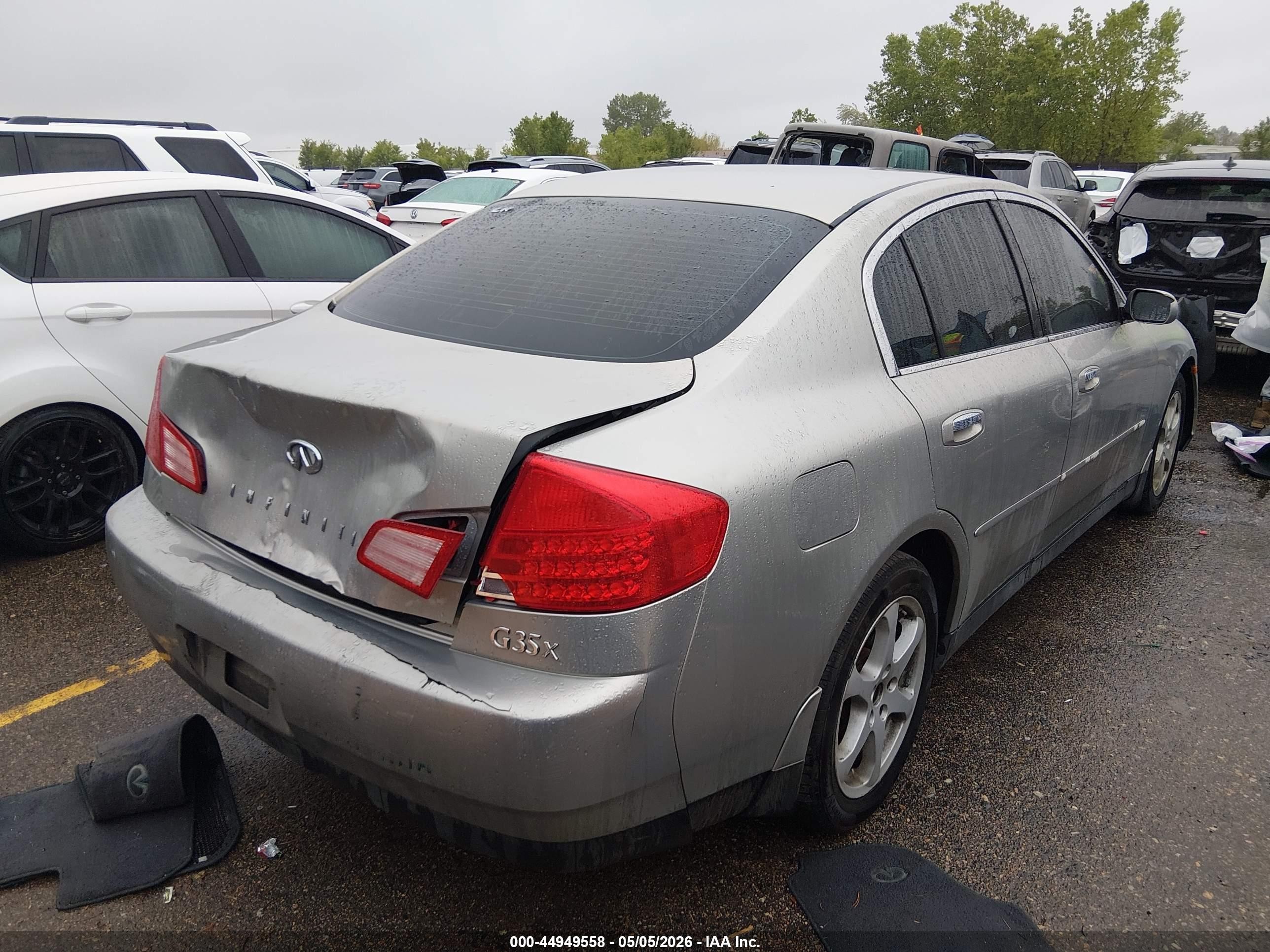 2004 Infiniti G35x   Beige vin: JNKCV51F84M716253