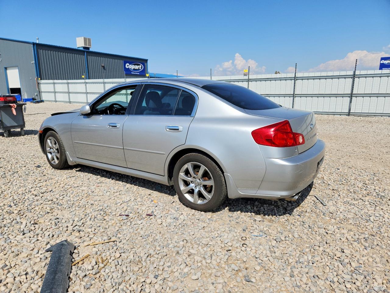 2005 Infiniti G35 X Silver vin: JNKCV51F85M313178