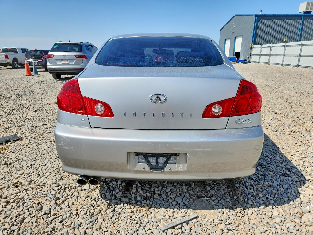 2005 Infiniti G35 X Silver vin: JNKCV51F85M313178