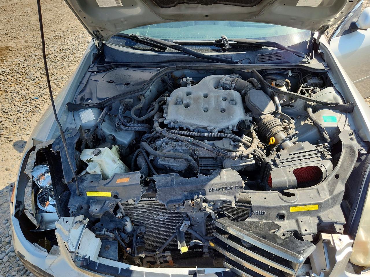 2005 Infiniti G35 X Silver vin: JNKCV51F85M313178
