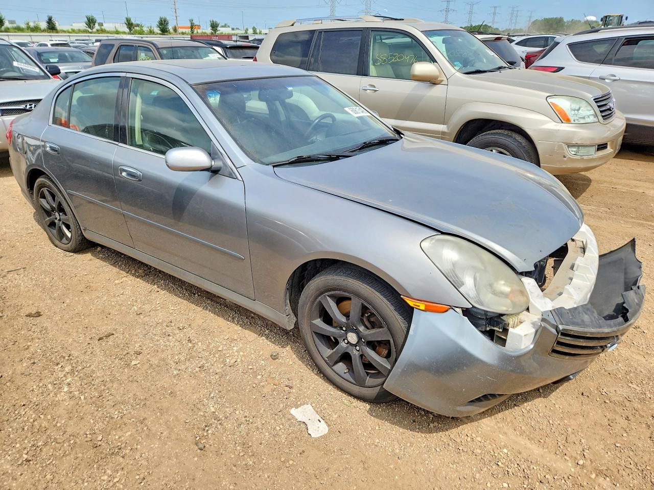 2006 Infiniti G35 X Gray vin: JNKCV51F86M604619