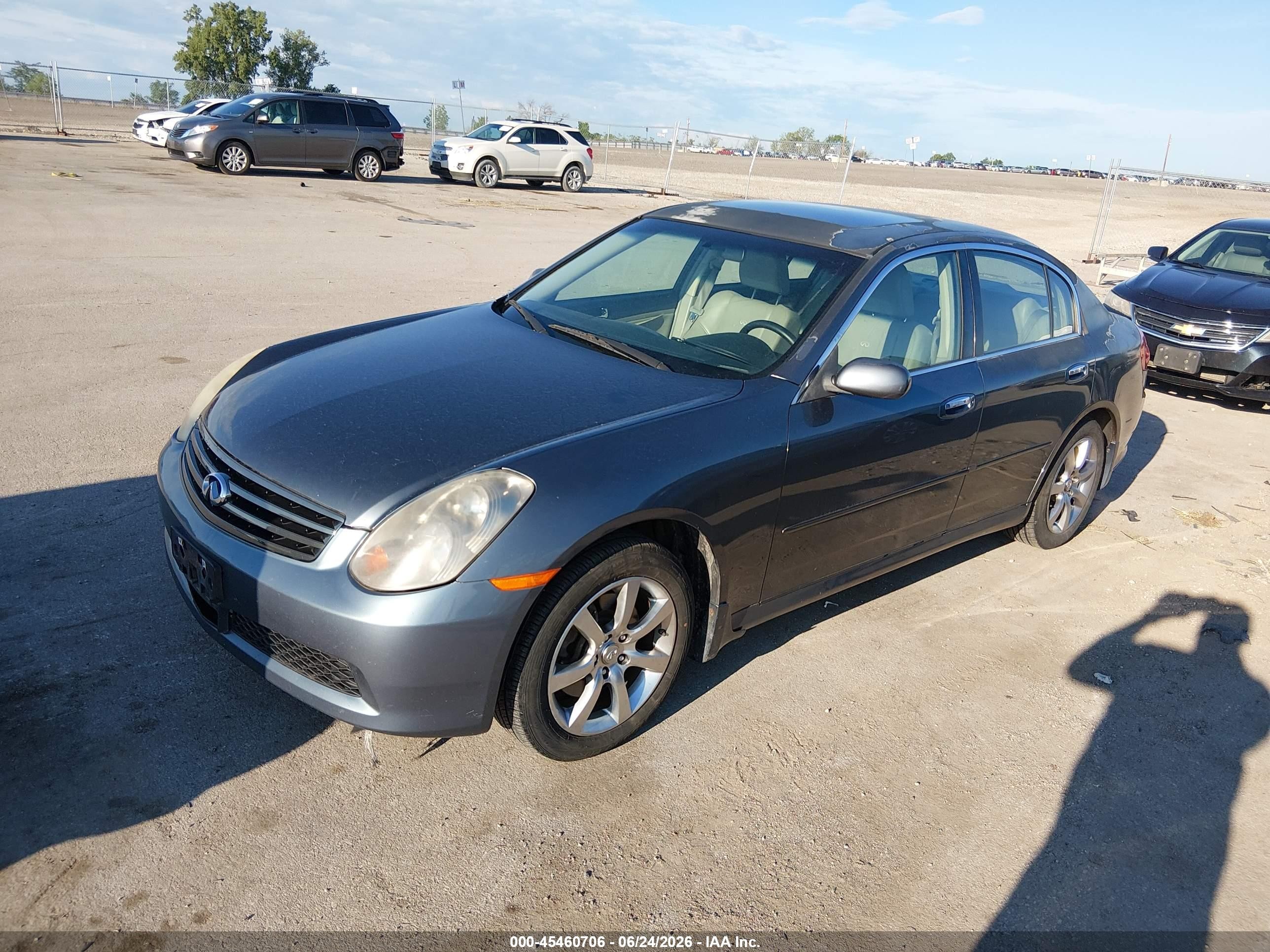 2006 Infiniti G35x   Синий vin: JNKCV51F86M612798