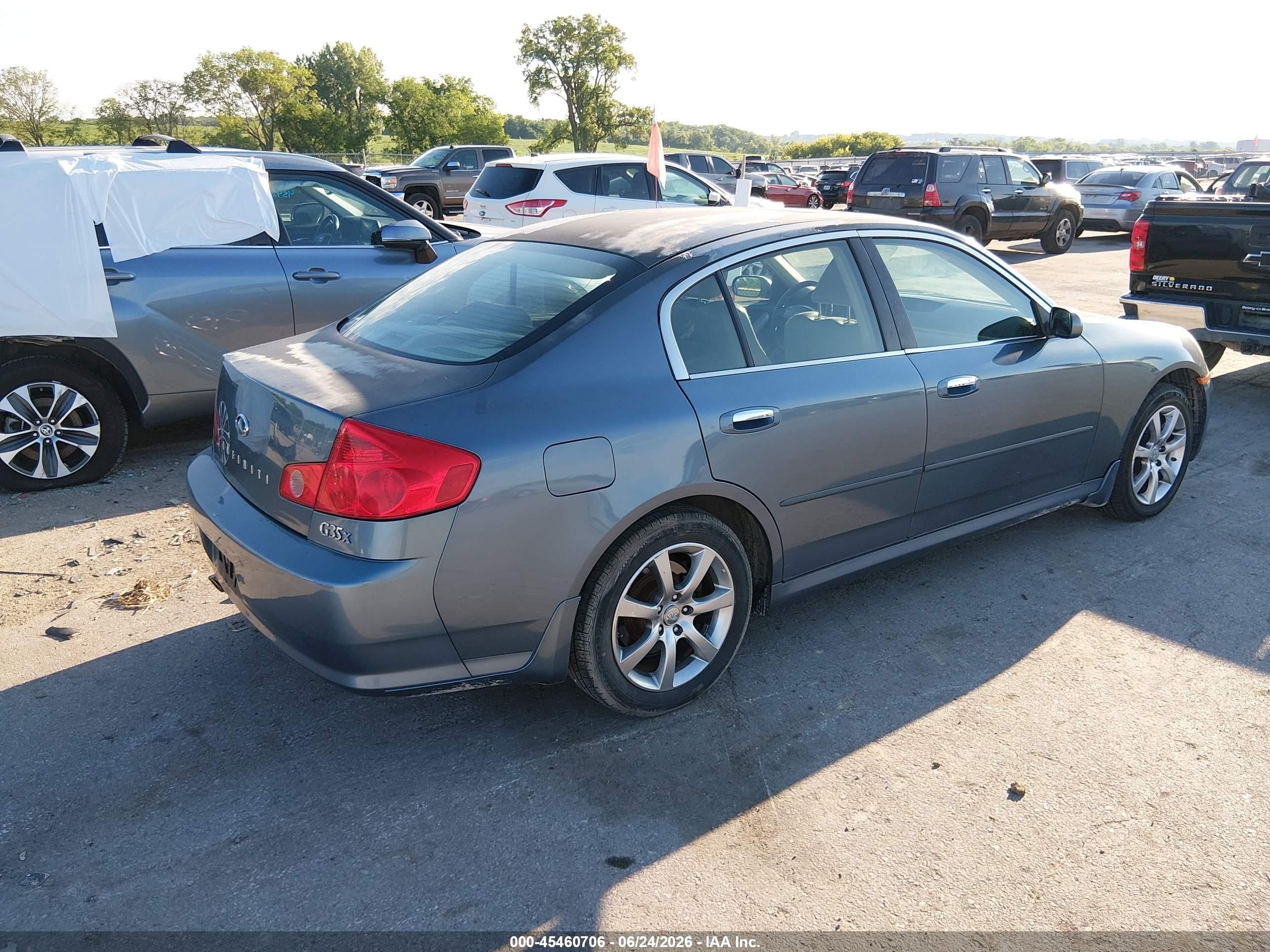 2006 Infiniti G35x   Синий vin: JNKCV51F86M612798