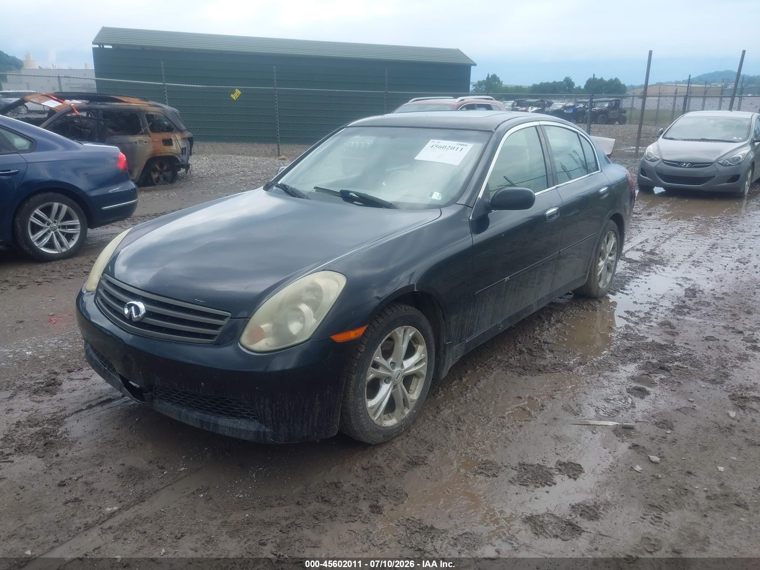 2005 Infiniti G35x   Black vin: JNKCV51F95M300293