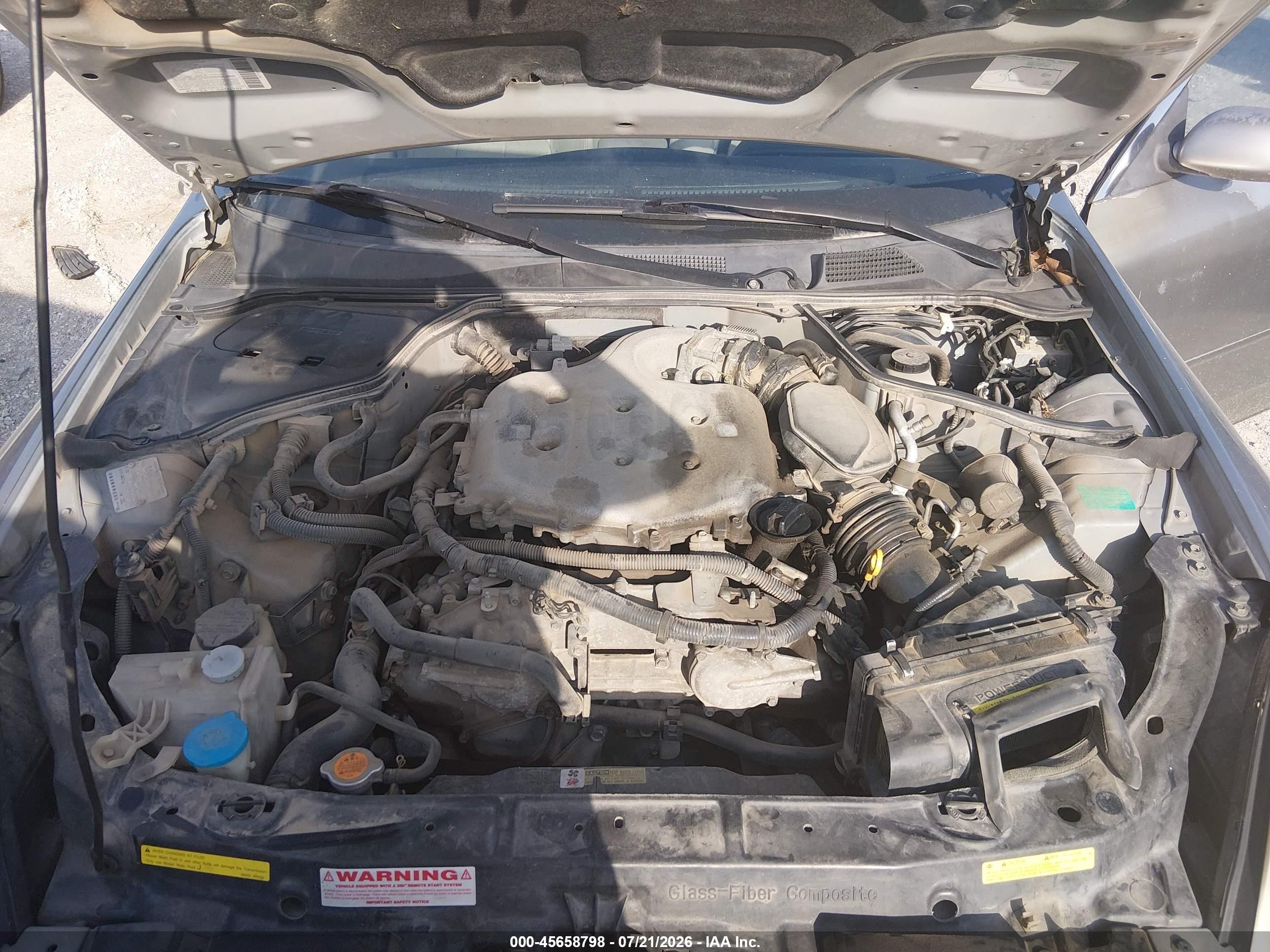 2005 Infiniti G35x   Silver vin: JNKCV51F95M312640