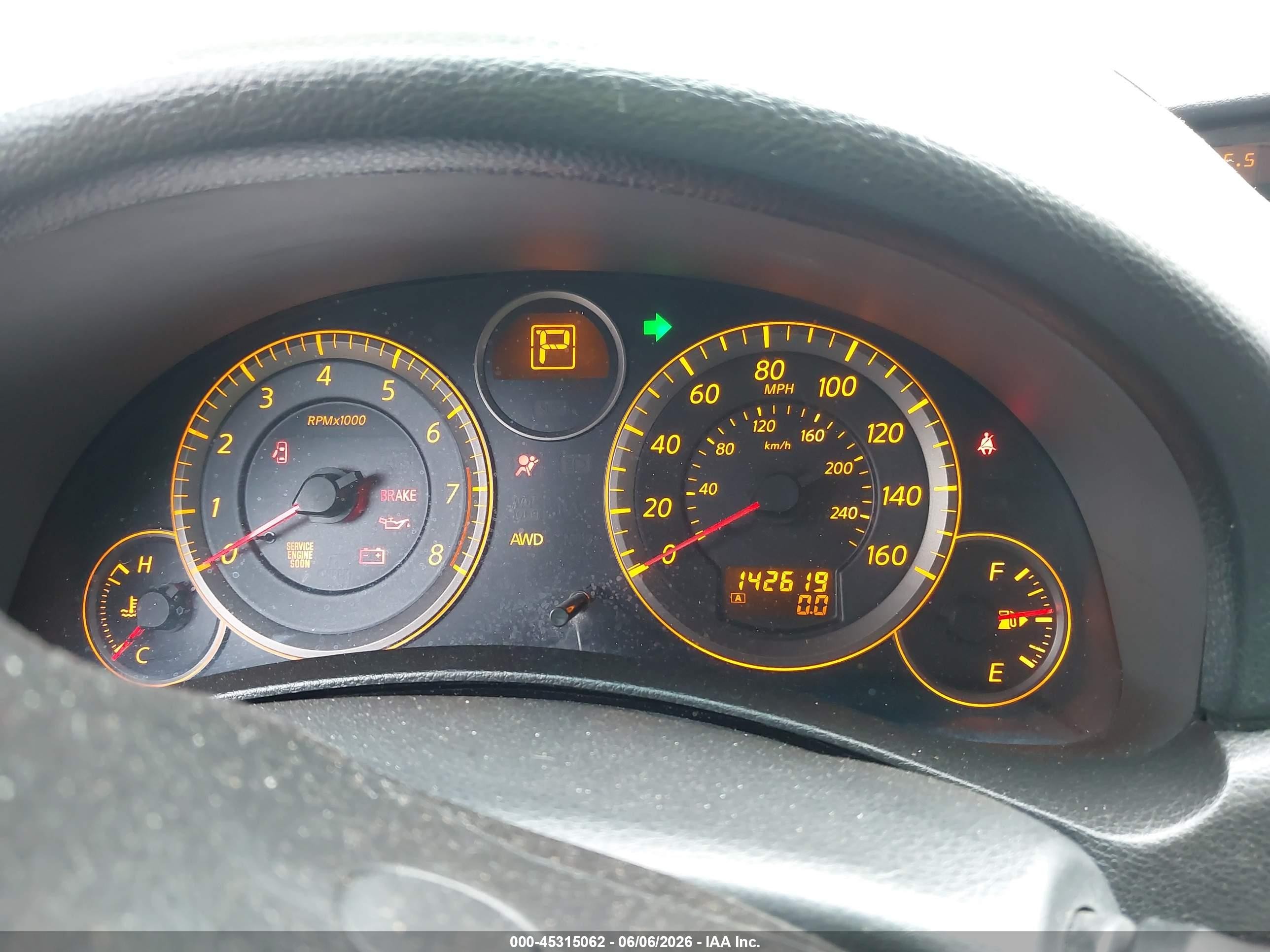 2005 Infiniti G35x   Black vin: JNKCV51F95M316042