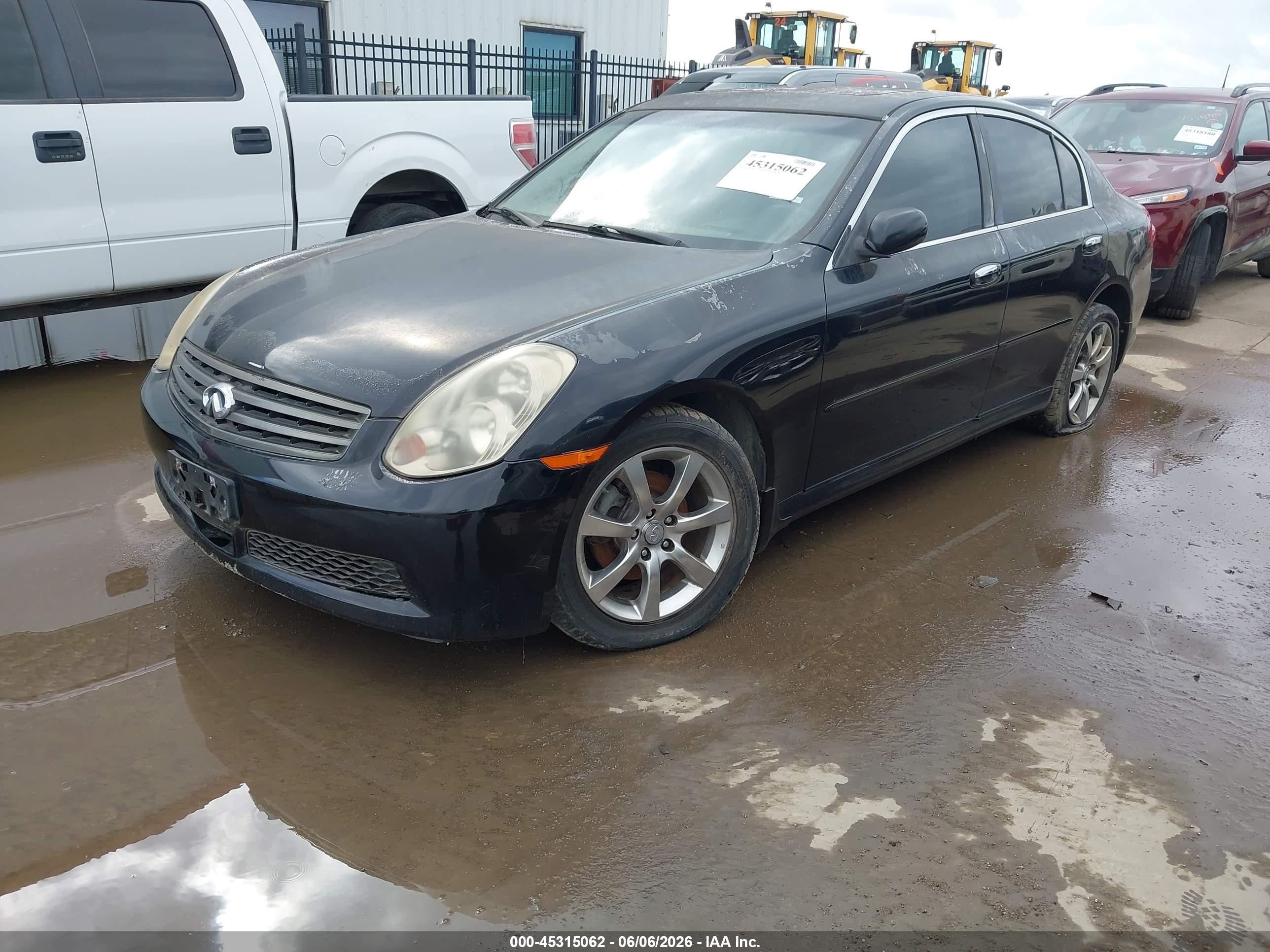 2005 Infiniti G35x   Black vin: JNKCV51F95M316042