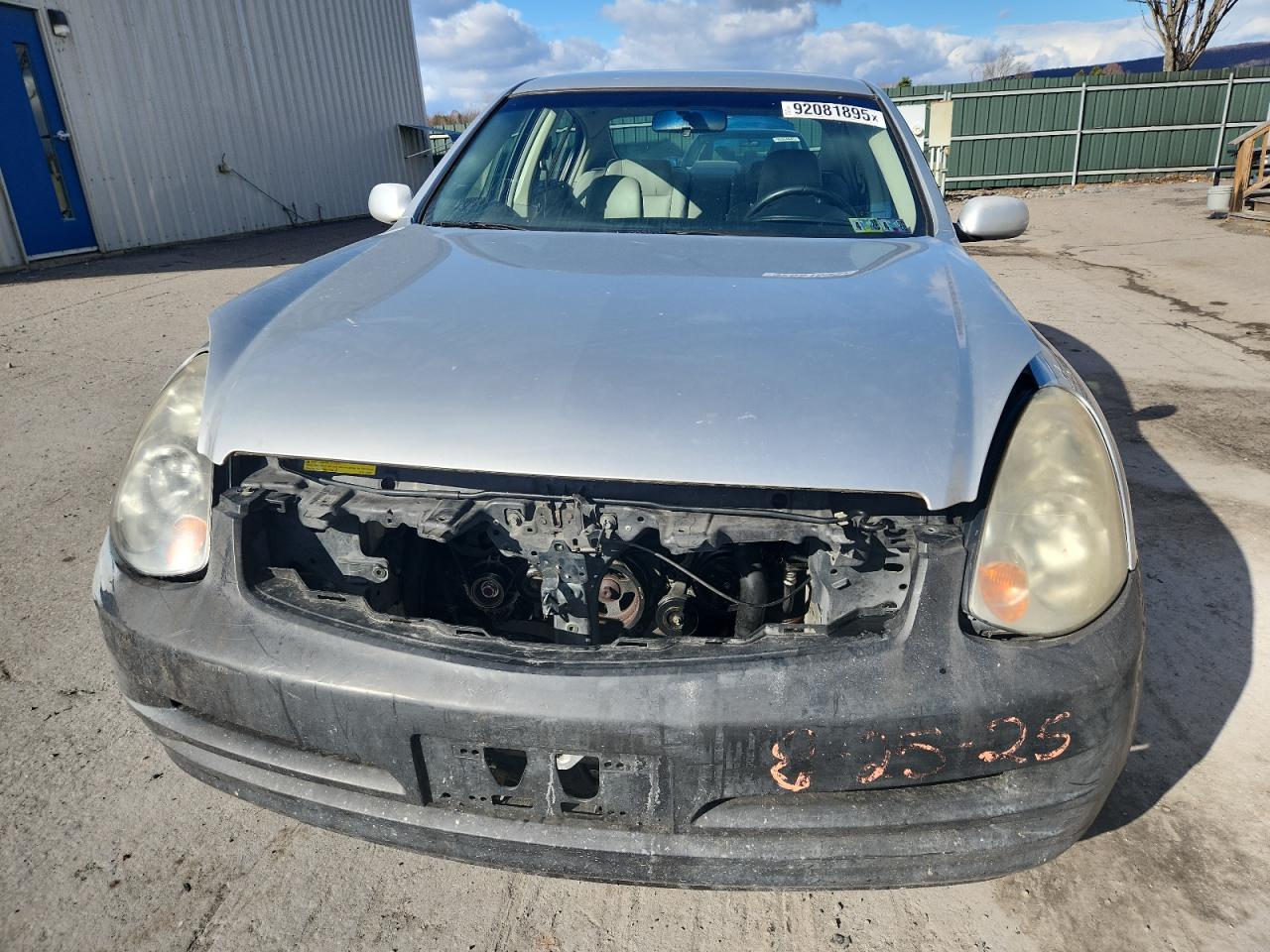 2006 Infiniti G35 Silver vin: JNKCV51F96M609599