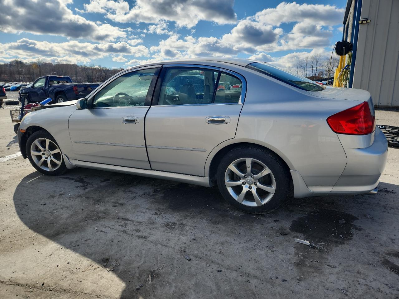 2006 Infiniti G35 Silver vin: JNKCV51F96M609599