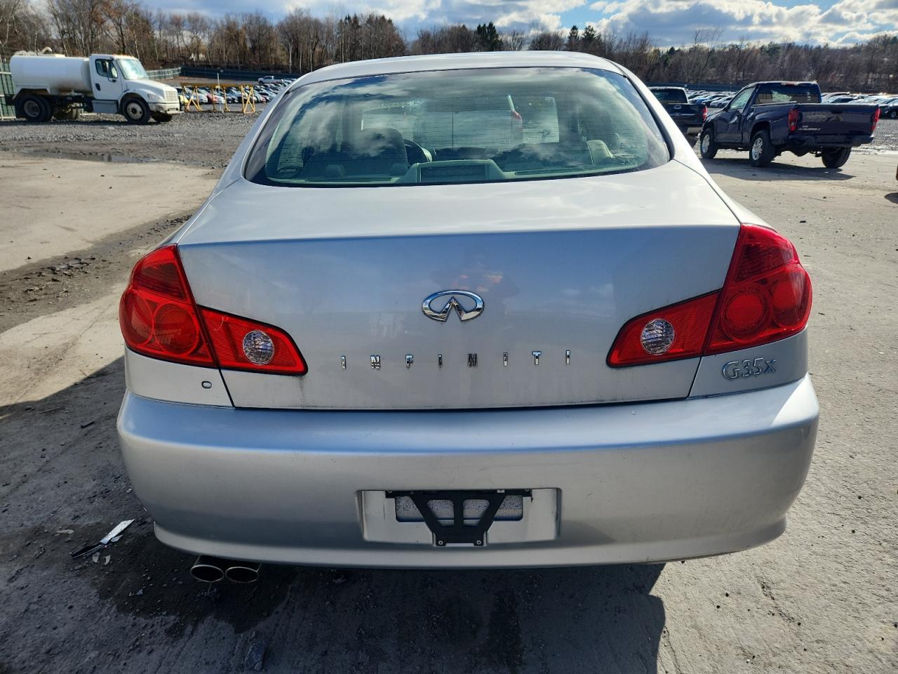 2006 Infiniti G35 Silver vin: JNKCV51F96M609599